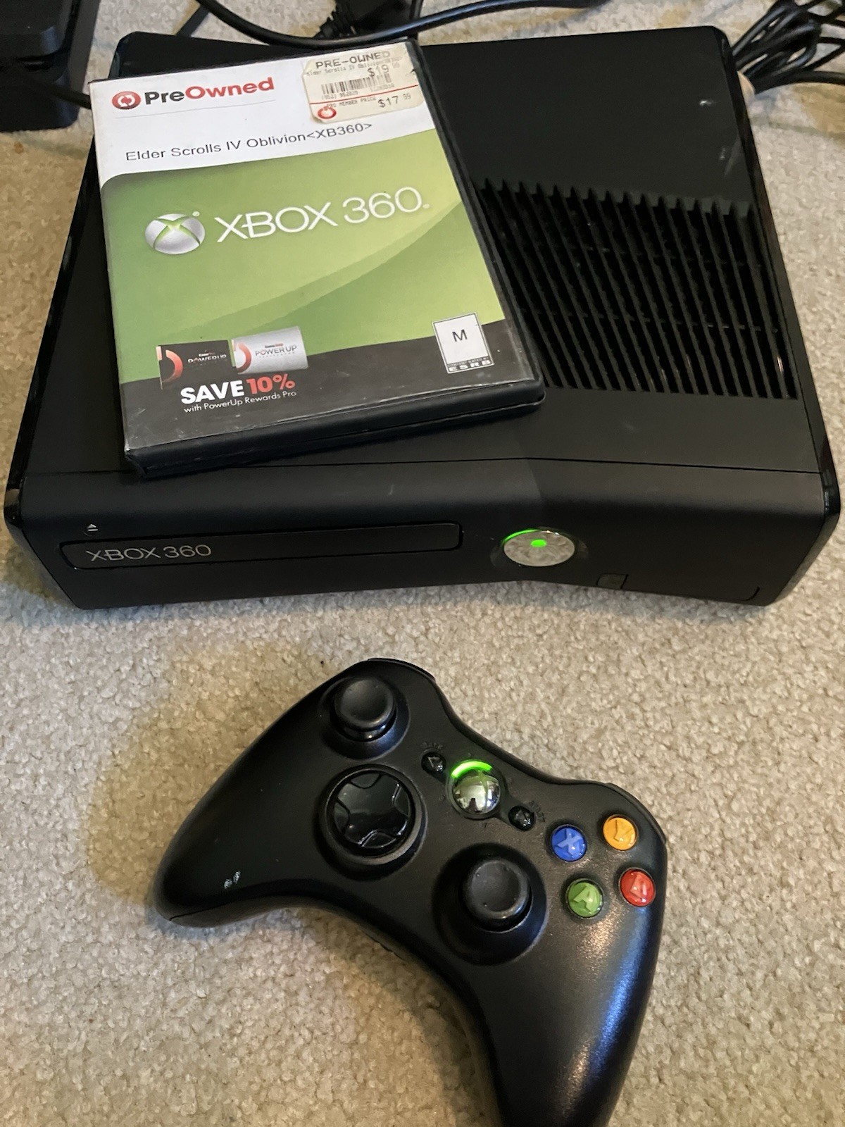 Xbox 360 S Slim Bundle 1439 Console 250GB 15 Games GTA 4 NARUTO OBLIVION GEARS