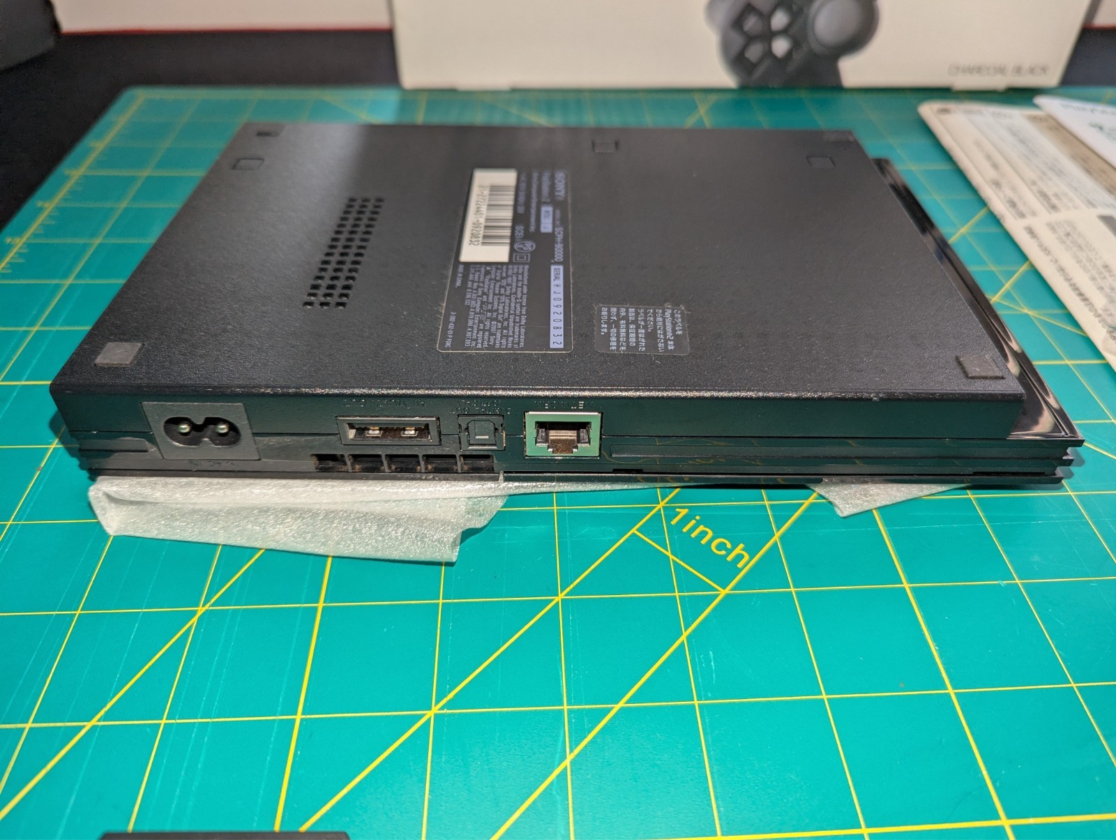 Sony PS2 Slim SCPH-90000 CB Boxed with FreeMcBoot and 8BitDo Bluetooth Adapter