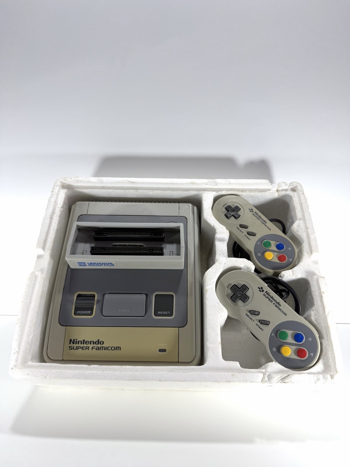 Nintendo Super Famicom Law ALL PAL NTSC WITH 2 CONTROLLERS BOX CABLES