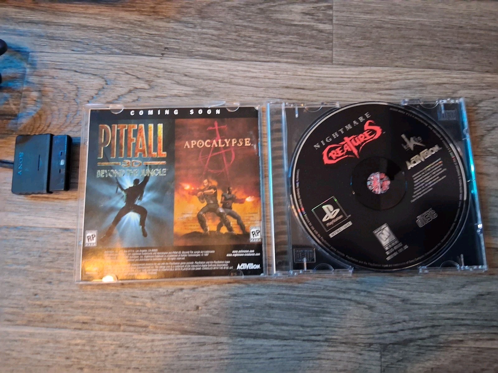 Playstation 1 PS1 Console Tested W/ Nightmare Creatures + Mem Card