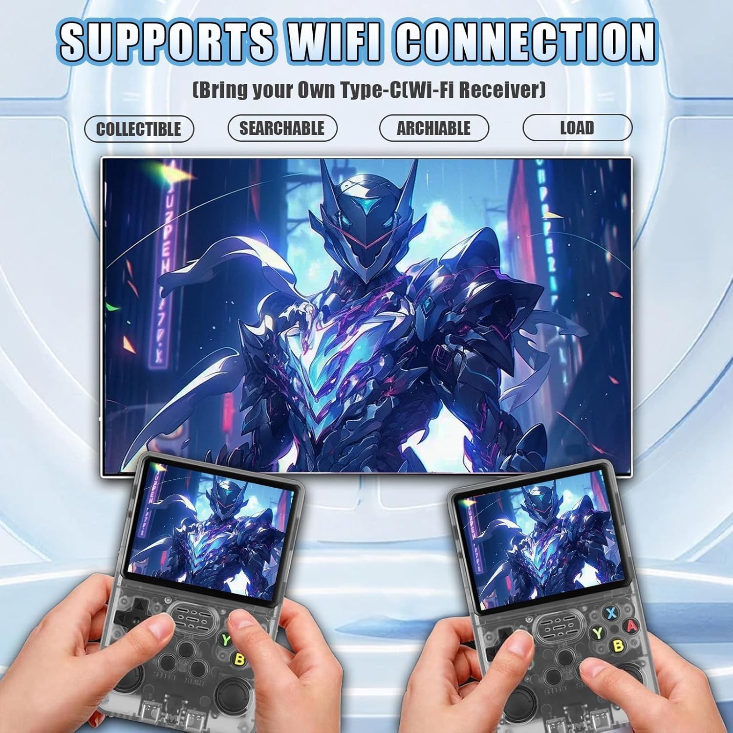 R36S Retro Handheld Game Console 3.5″ Screen 20000+ Games 64GB/128GB Gift