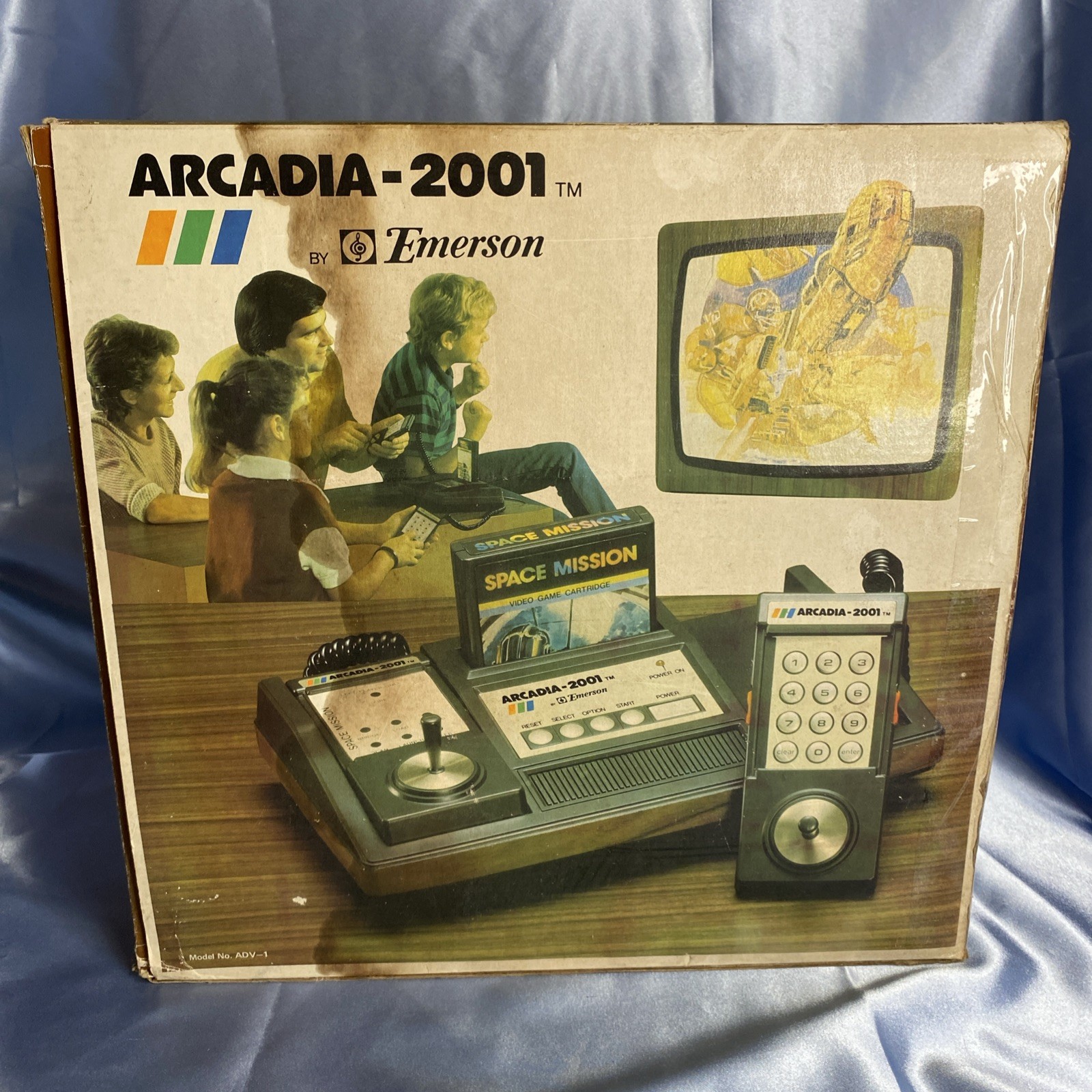 NEW 1982 EMERSON Arcadia 2001 Video Game Console System COMPLETE in Box UNUSED