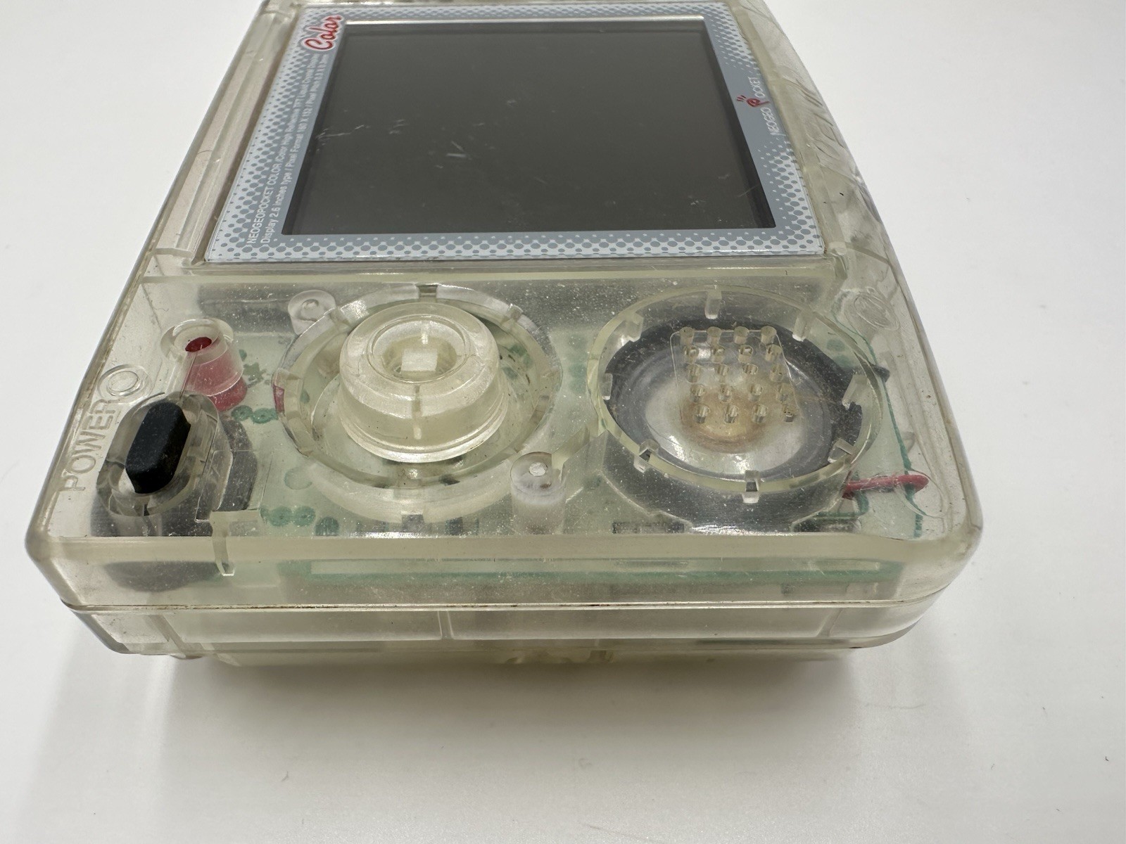 Neo Geo Pocket Color SNK Console Crystal Clear