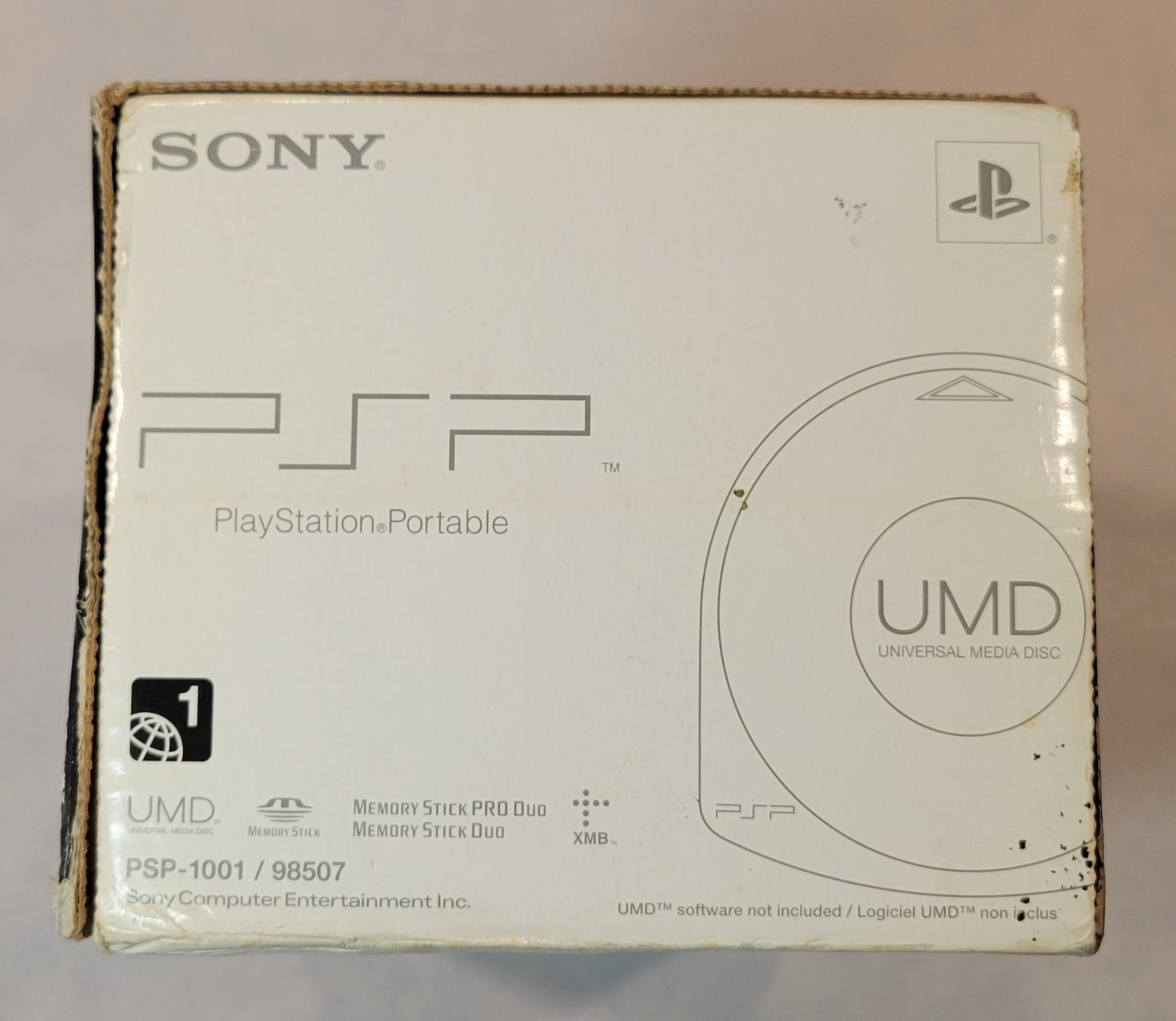 2005 Sony PlayStation Portable PSP PSP-1001 w/ Box Parts & Repair No Battery