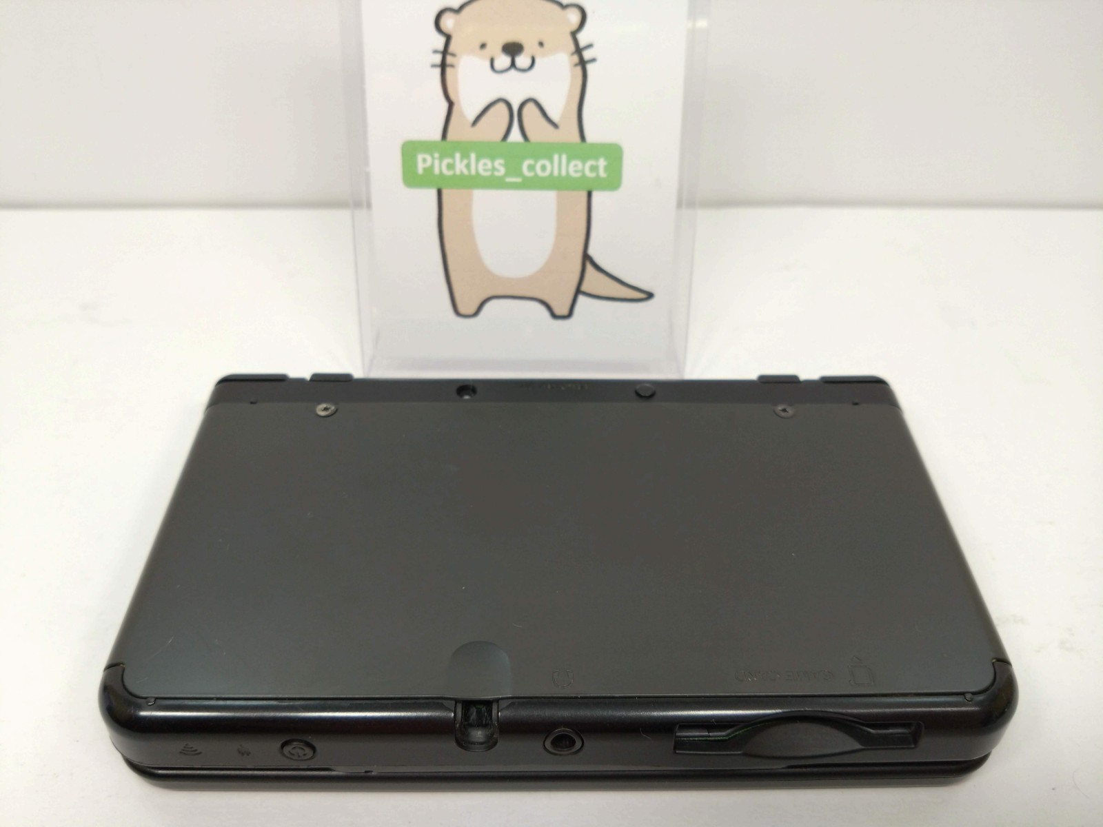 Nintendo New 3DS Black KTR-001 w/4GB Stylus language Japanese Tested 0511A