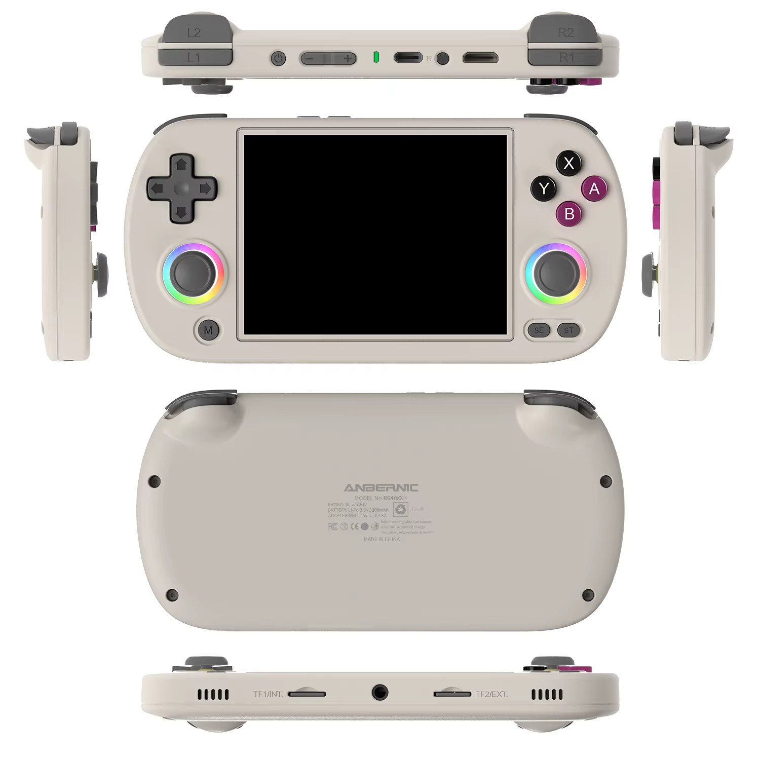 ANBERNIC RG40XX H Handheld Game Console 4″ IPS 64G 5K Games HDMI WiFi BT