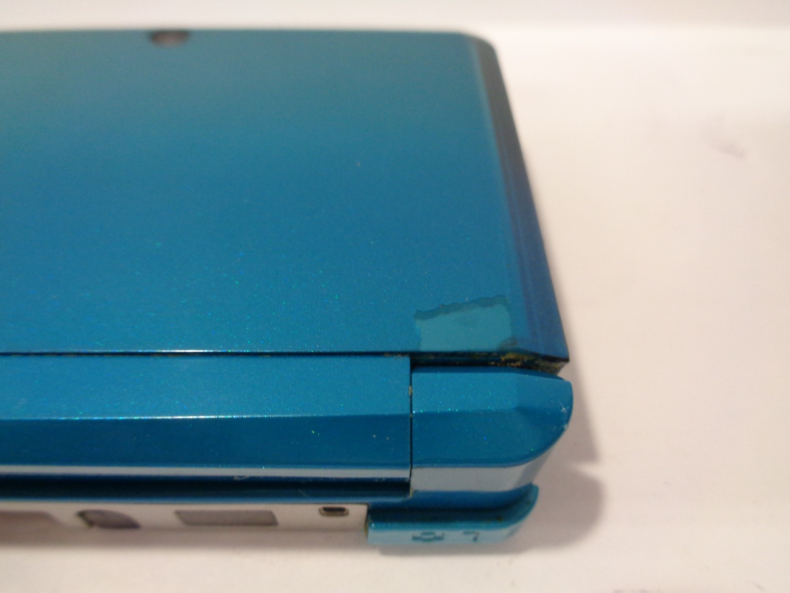 Nintendo 3DS Handheld System Aqua Blue Teal Tested With Stylus