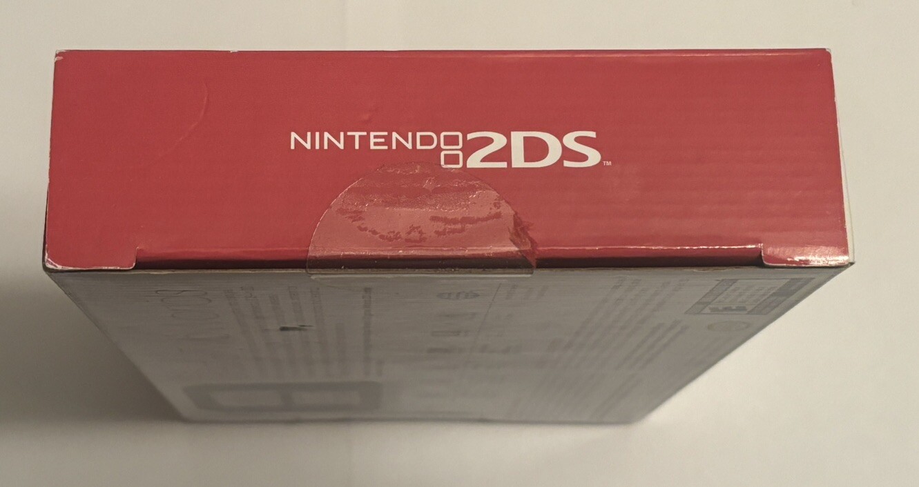 Nintendo 2DS-Crimson Red w/Mario Kart 7 Brand New Factory Sealed