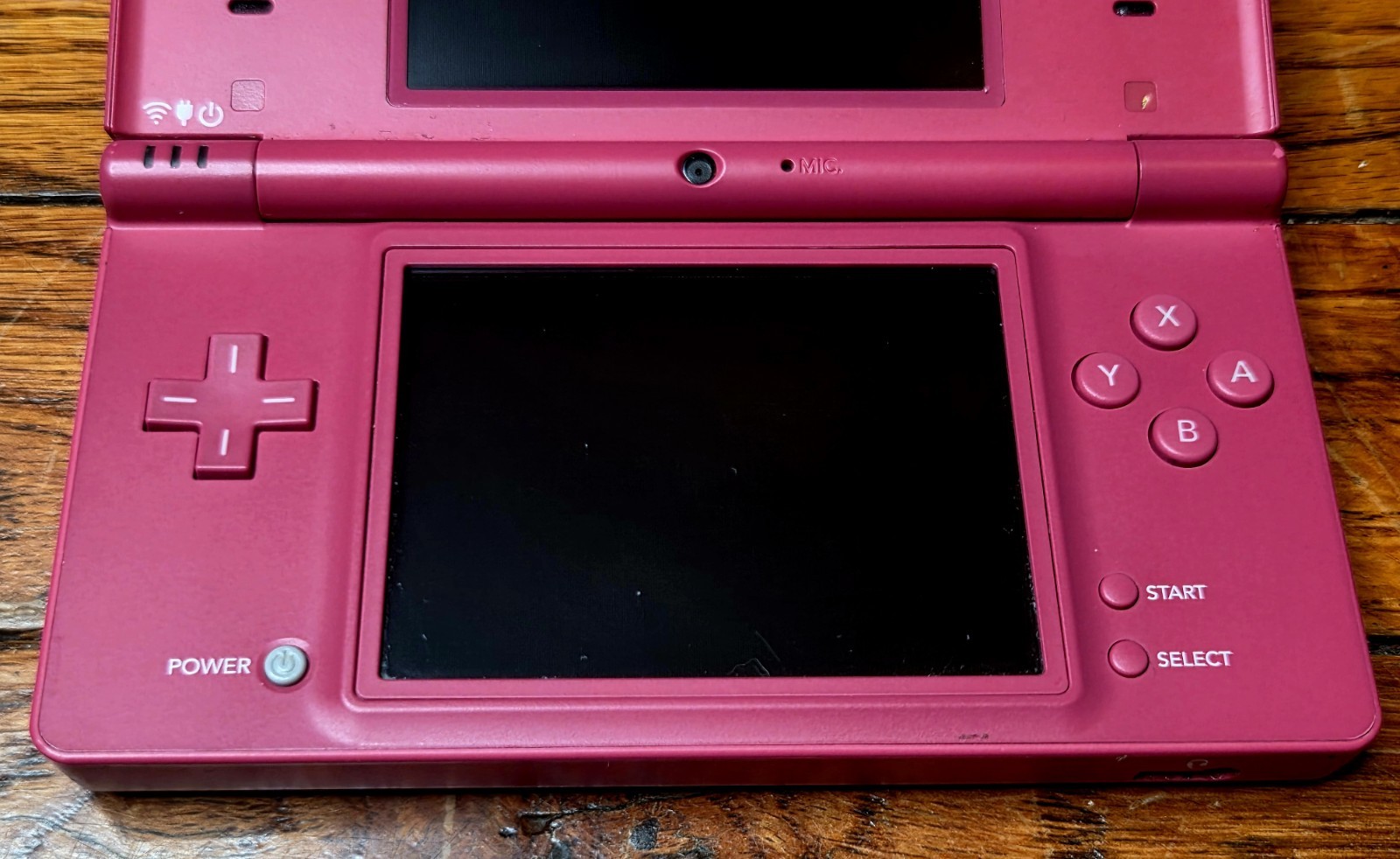 Nintendo DSi Pink TWL-001 USA Handheld Game Console + Stylus + Charger Tested