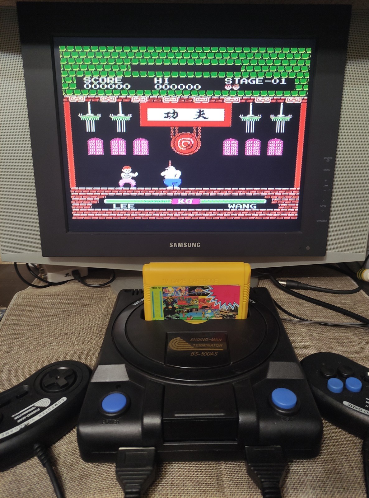 Ending-man Terminator 8bit game console dendy