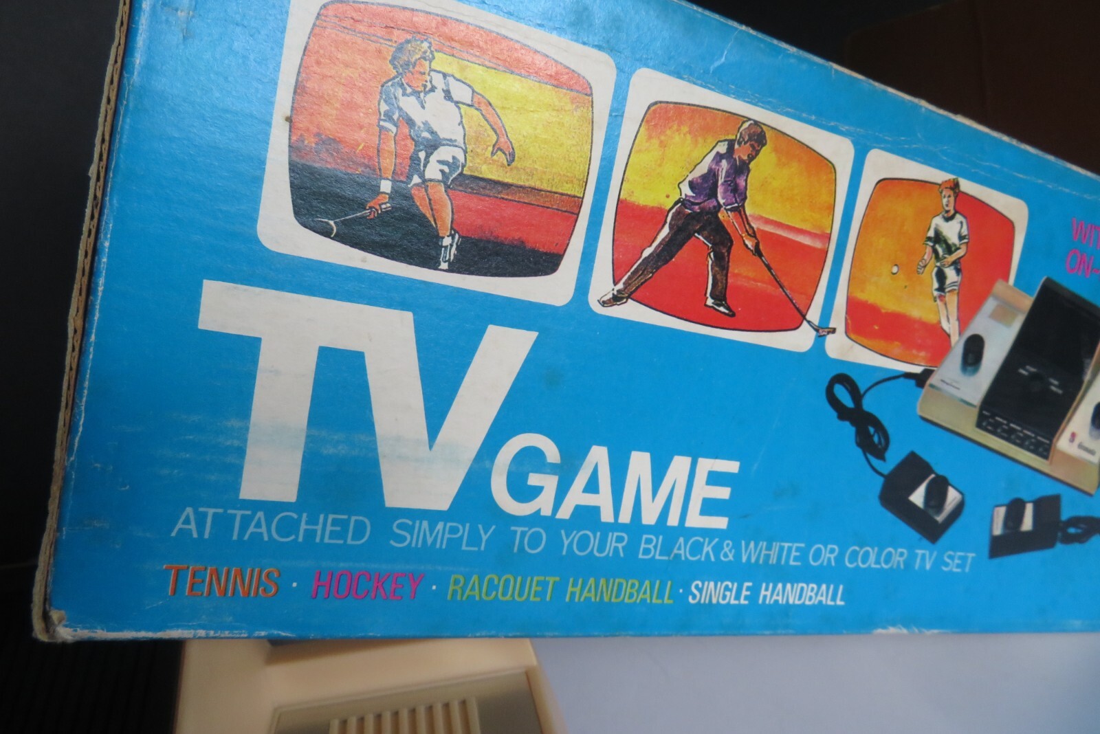 1977 GRANADA® TV GAME Magnavox EP-500 4-in-1 Vid Arcade Game Console TENNIS PONG