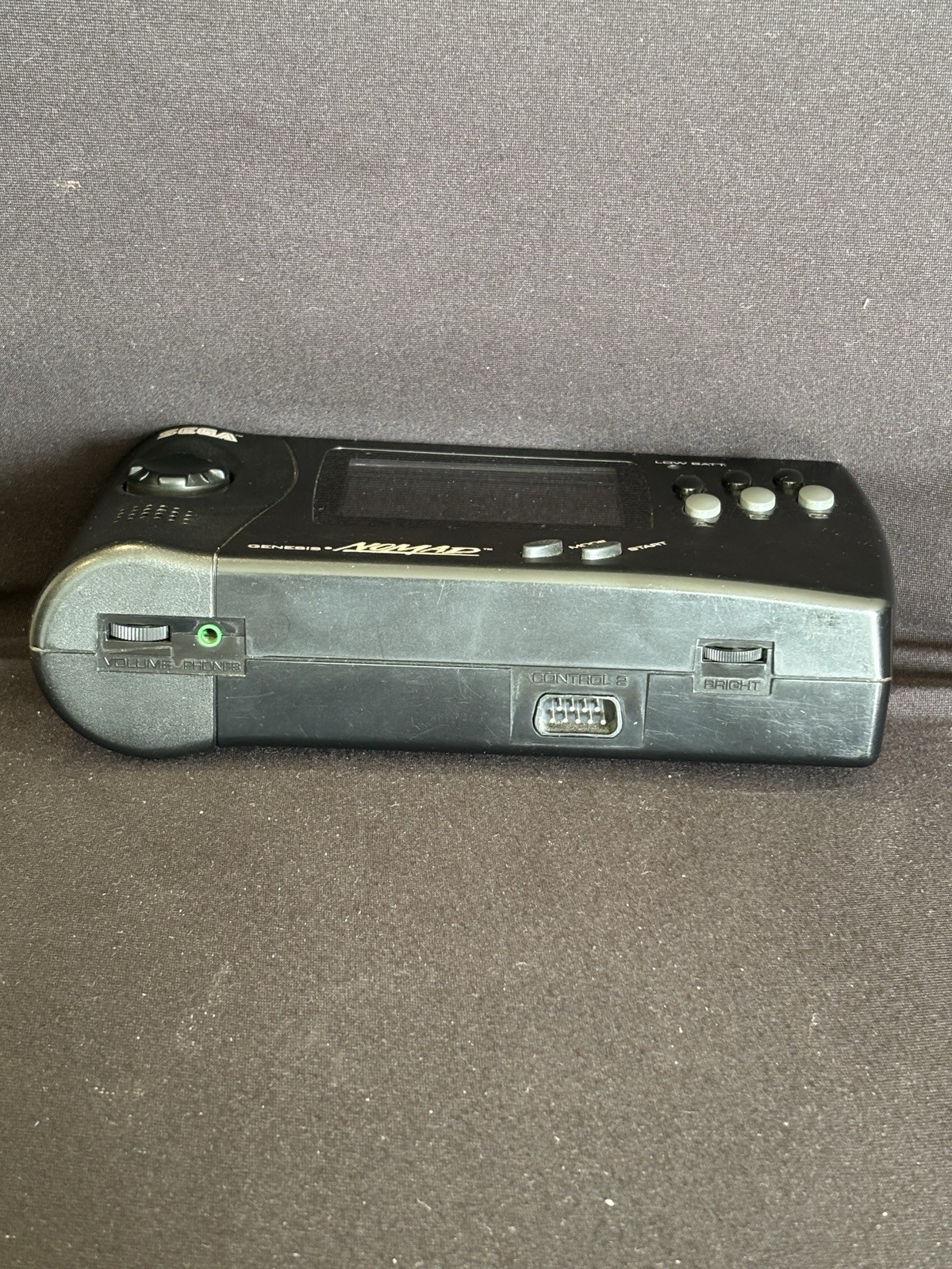 Sega Genesis Nomad MK-6100 VTG Handheld Console OEM AC Adapter Tested Bundle HTF
