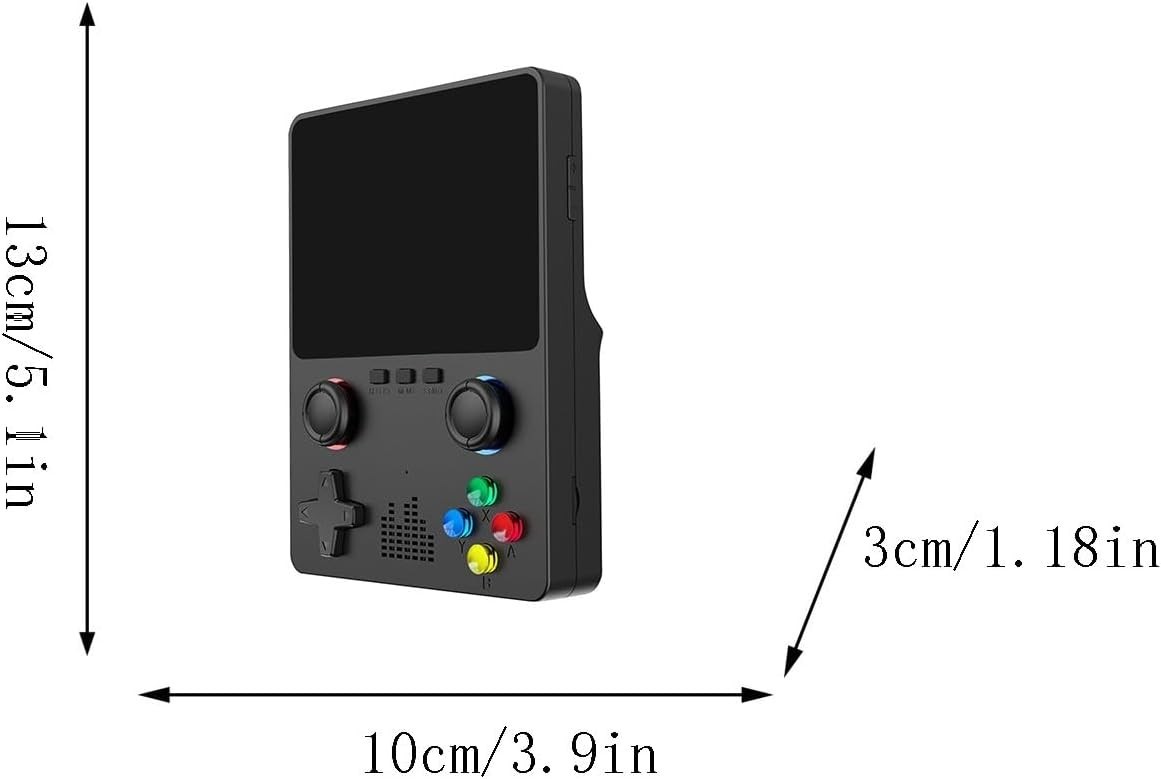 𝐗-𝟔, 3.5 inch Retroblast Console Handheld, 640×480 Resolution, Black Color