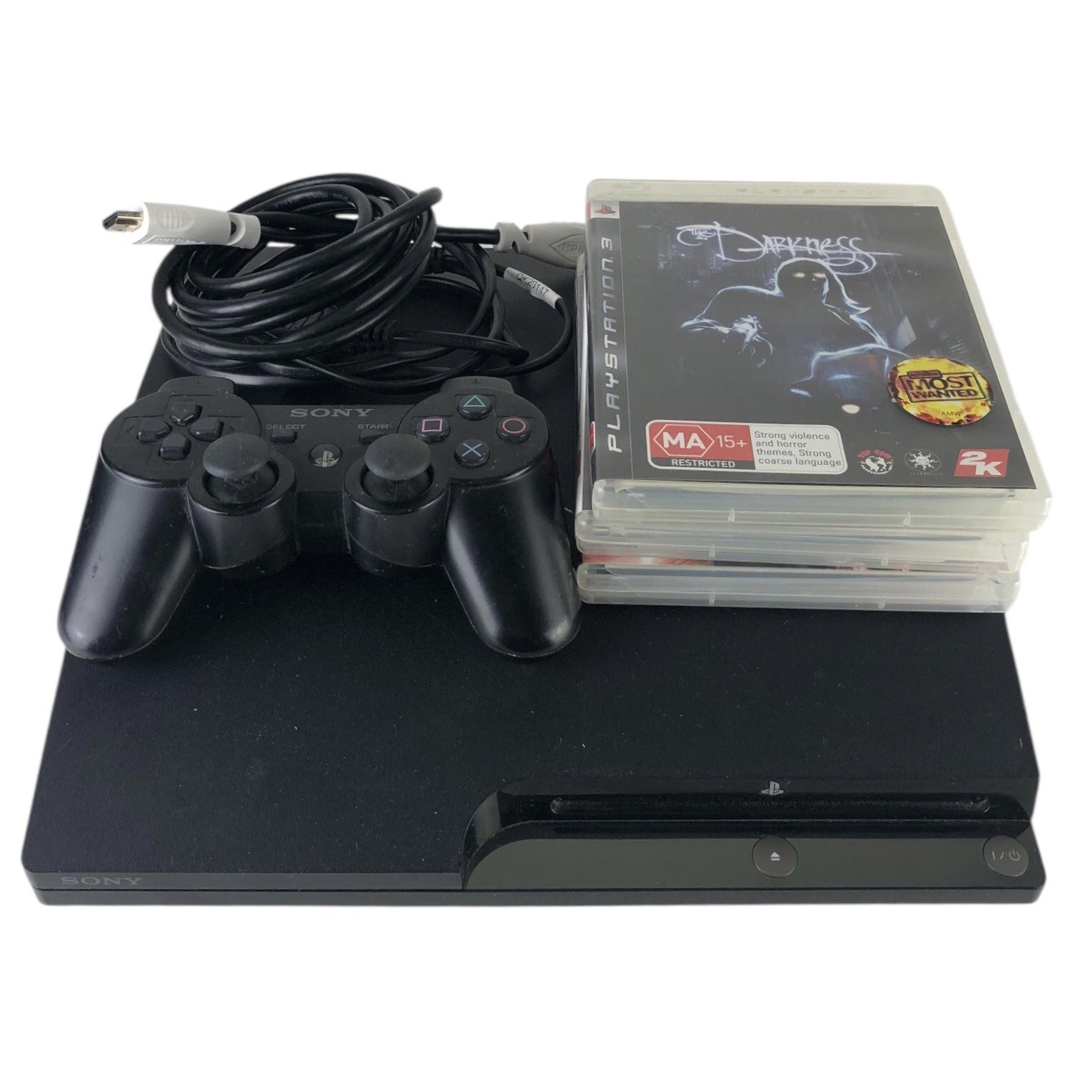 PS3 Sony PlayStation 3 CECH-2002B Console 250GB + Controller Games Version 4.75