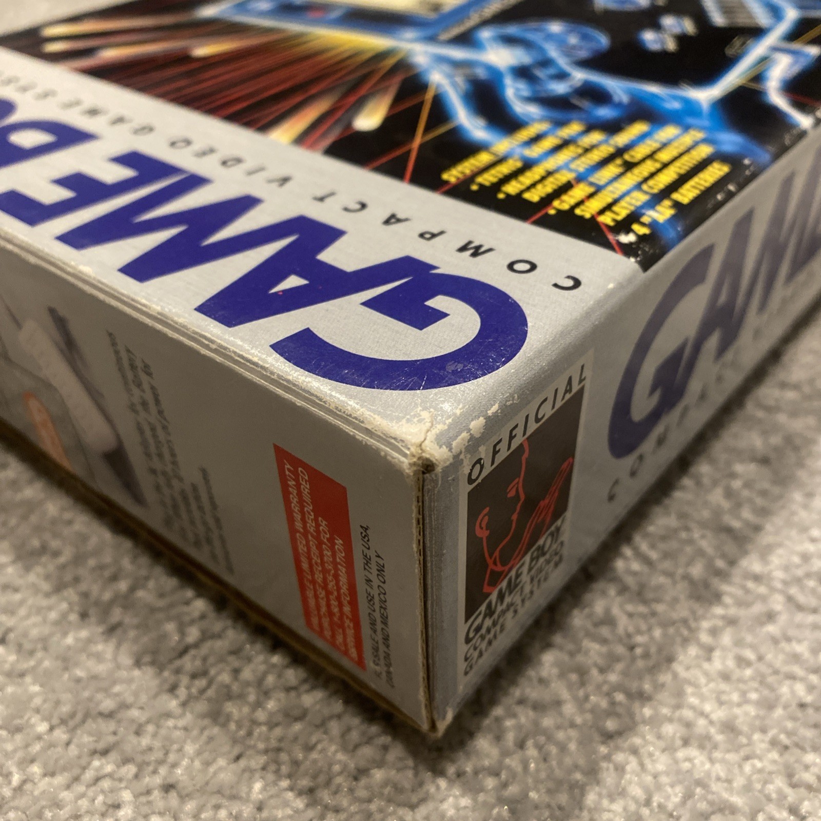 Nintendo Game Boy Launch Edition Handheld System – Gray – Tested, CIB