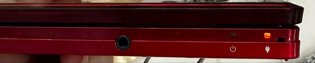Nintendo 3DS Flare Red Console CTR-001 Japan Tested Working Charger 024