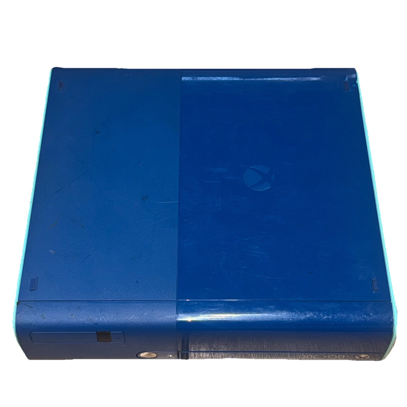 Xbox 360 E Call Of Duty Special Edition Blue Console W/ Cords $ Controller WORKS