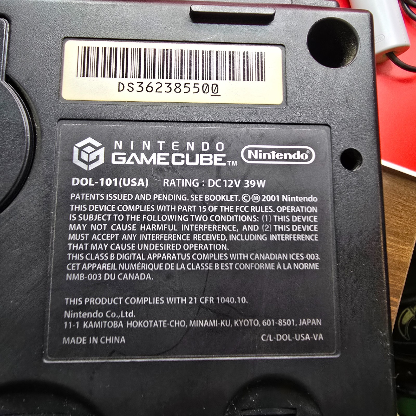 Nintendo GameCube Console DOL-101 3 Controllers/Microphone MarioParty 7 Read