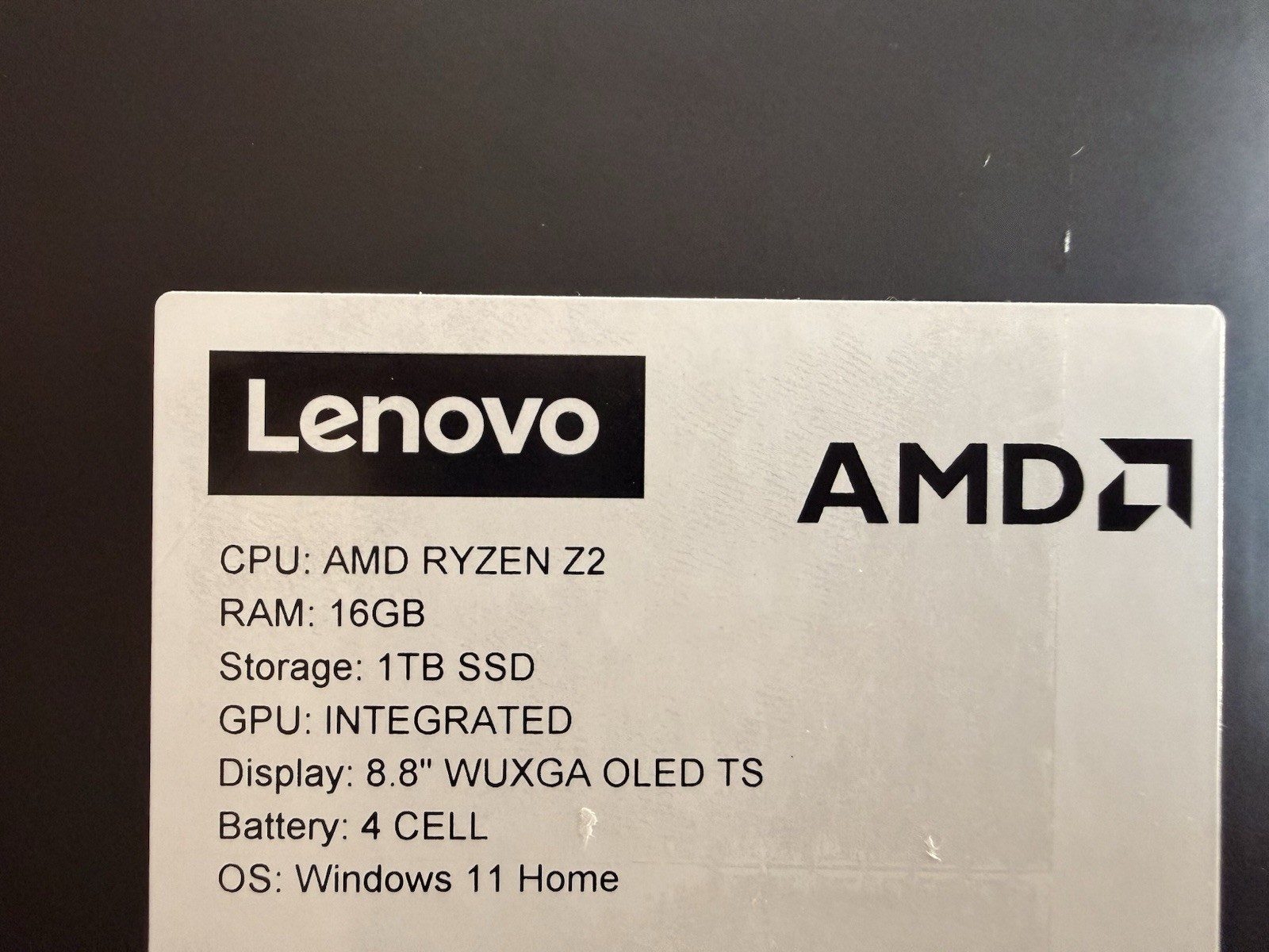 Lenovo Legion Go 2 Z2, 16GB RAM, 1 TB OLED Display, Windows 11