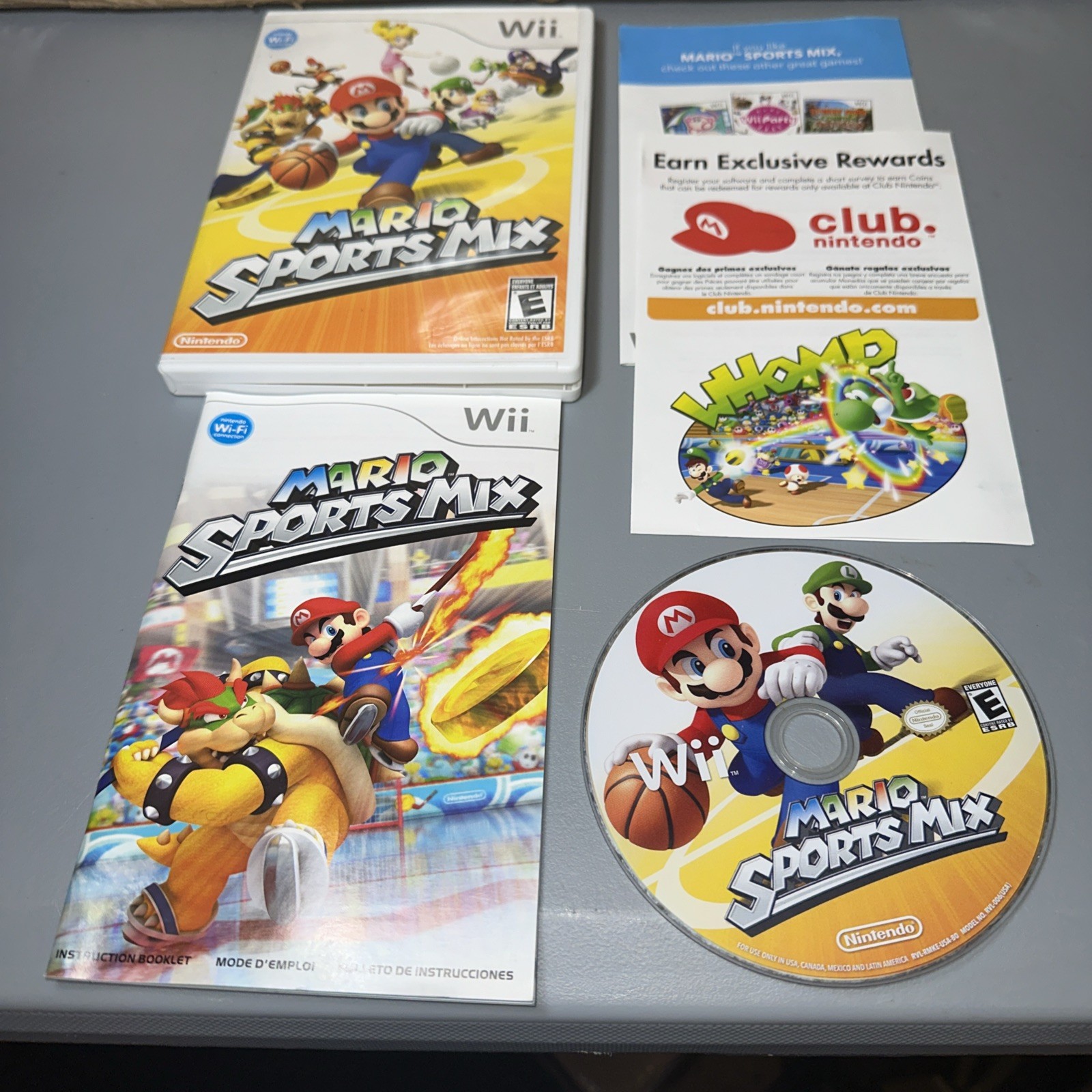 Mario Sports Mix (Nintendo Wii, 2011) Complete Game
