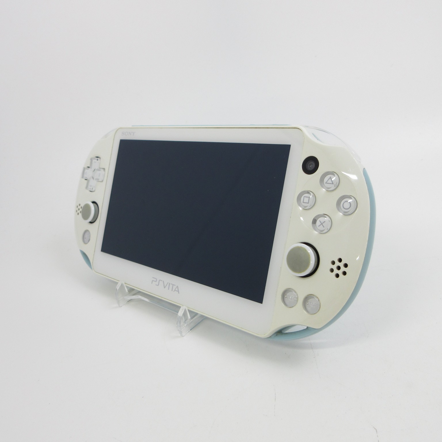 【Excellent】Sony PS Vita PCH-2000 Light Blue / White Wi-Fi Model Console #DEN08/0