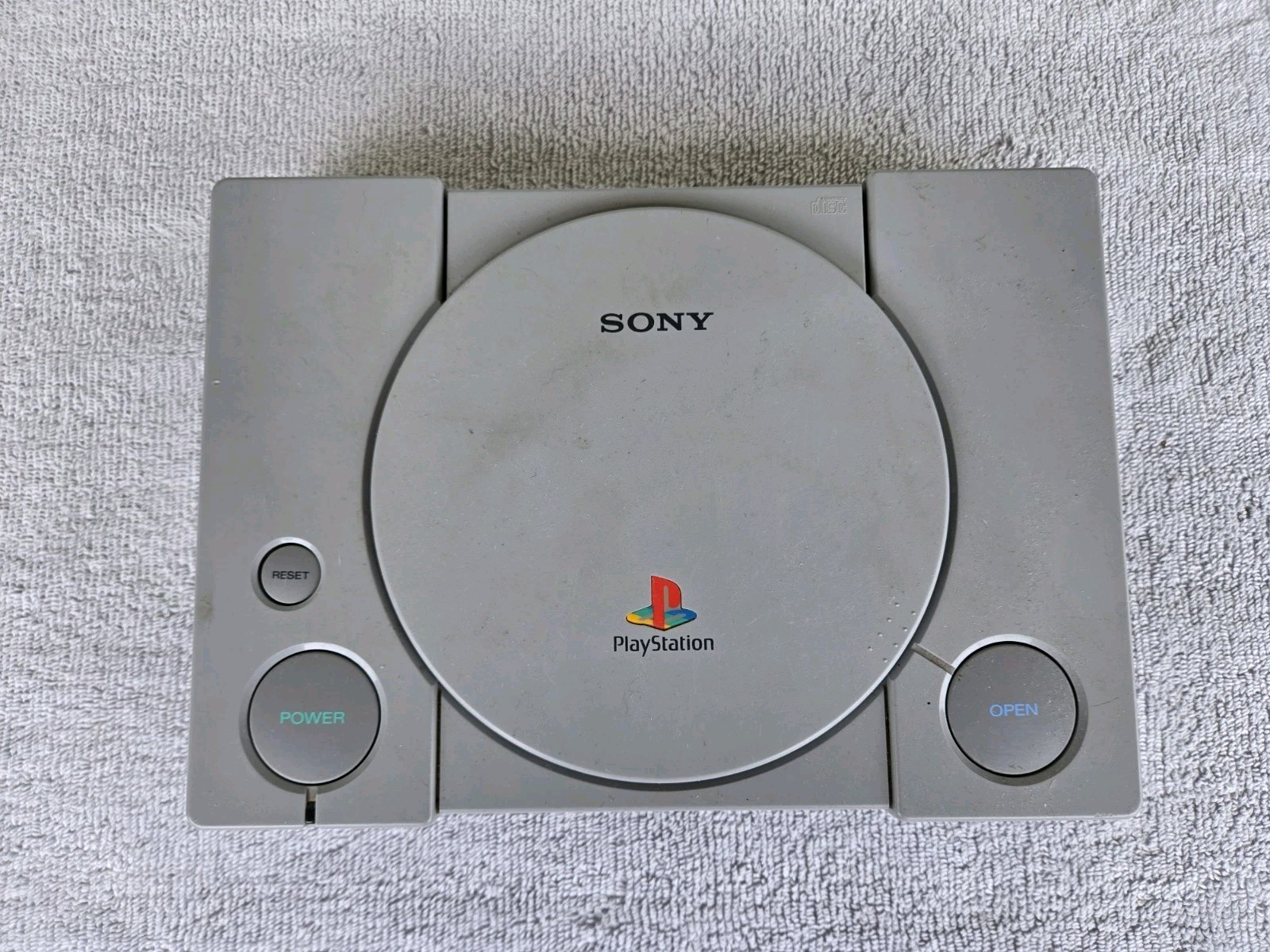 Original Playstation 1 PS1 Grey Game System Console Mod. SCPH-7001