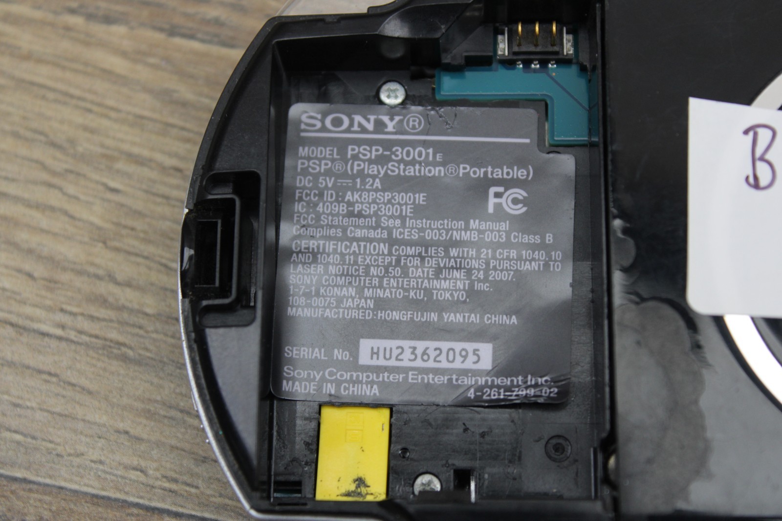 Sony PSP Handheld Console Only PSP-3001 For Parts And Repair AS IS No Battery