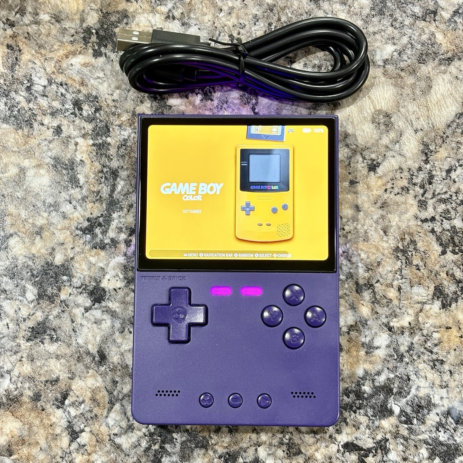 Trimui Brick Retro Gaming Handheld, New 64GB Card, Custom Loaded Ready To Play