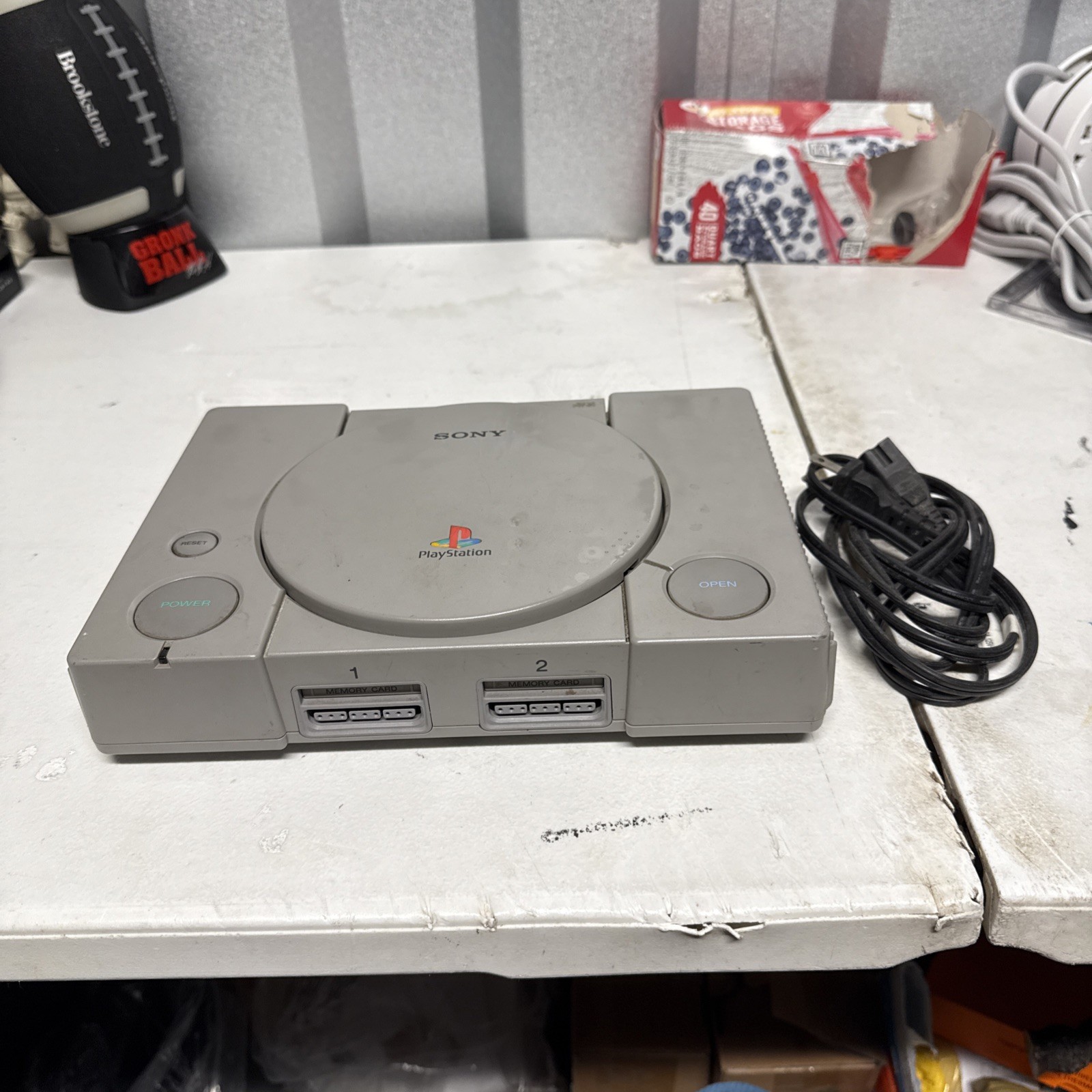Sony PlayStation 1 OG PS1 Game Console Only Tested & Working! SCPH-5501