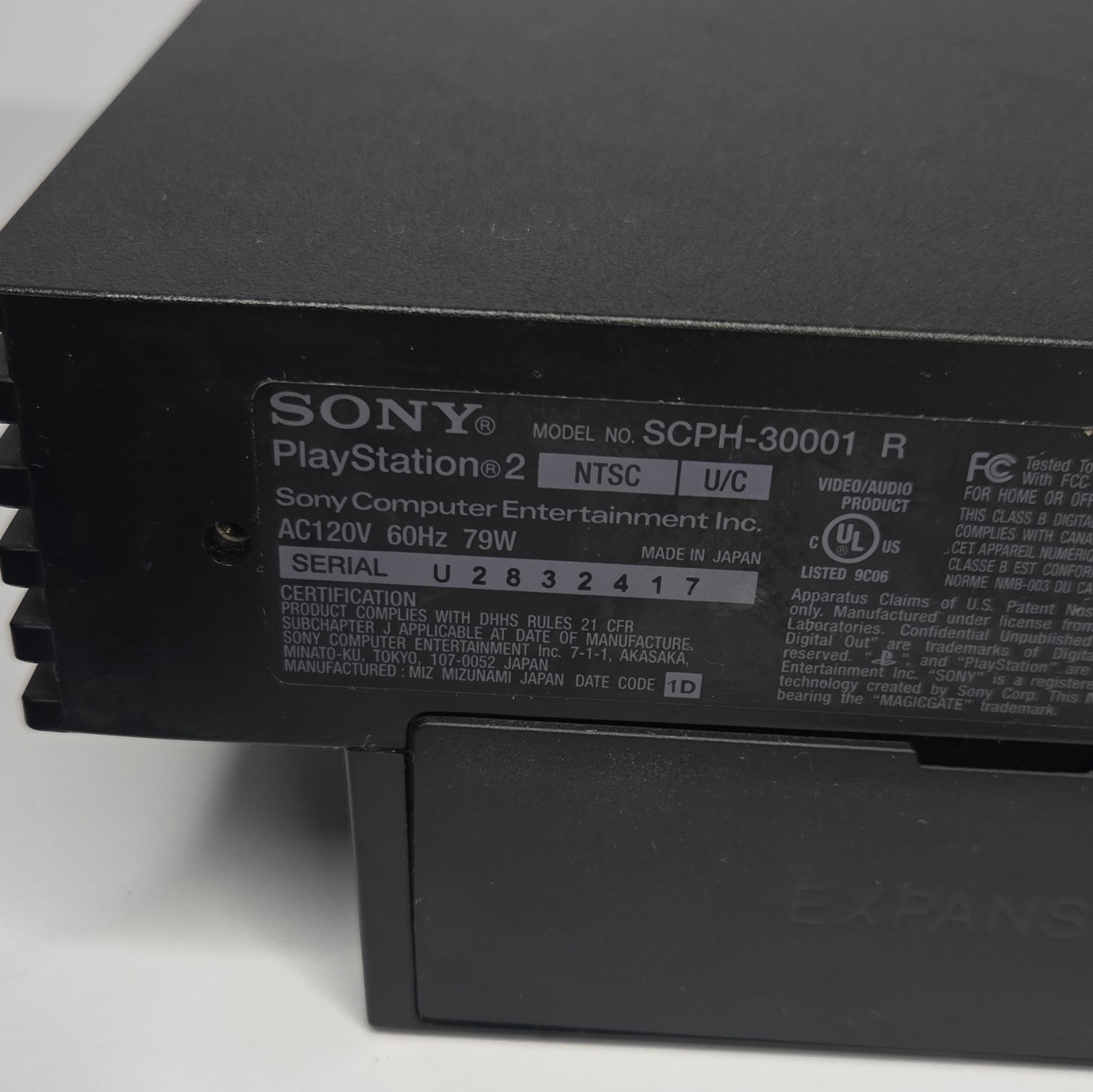 Sony PlayStation 2 PS2 SCPH-30001 R Console NTSC-U/C w/ Controller & 2x 8MB