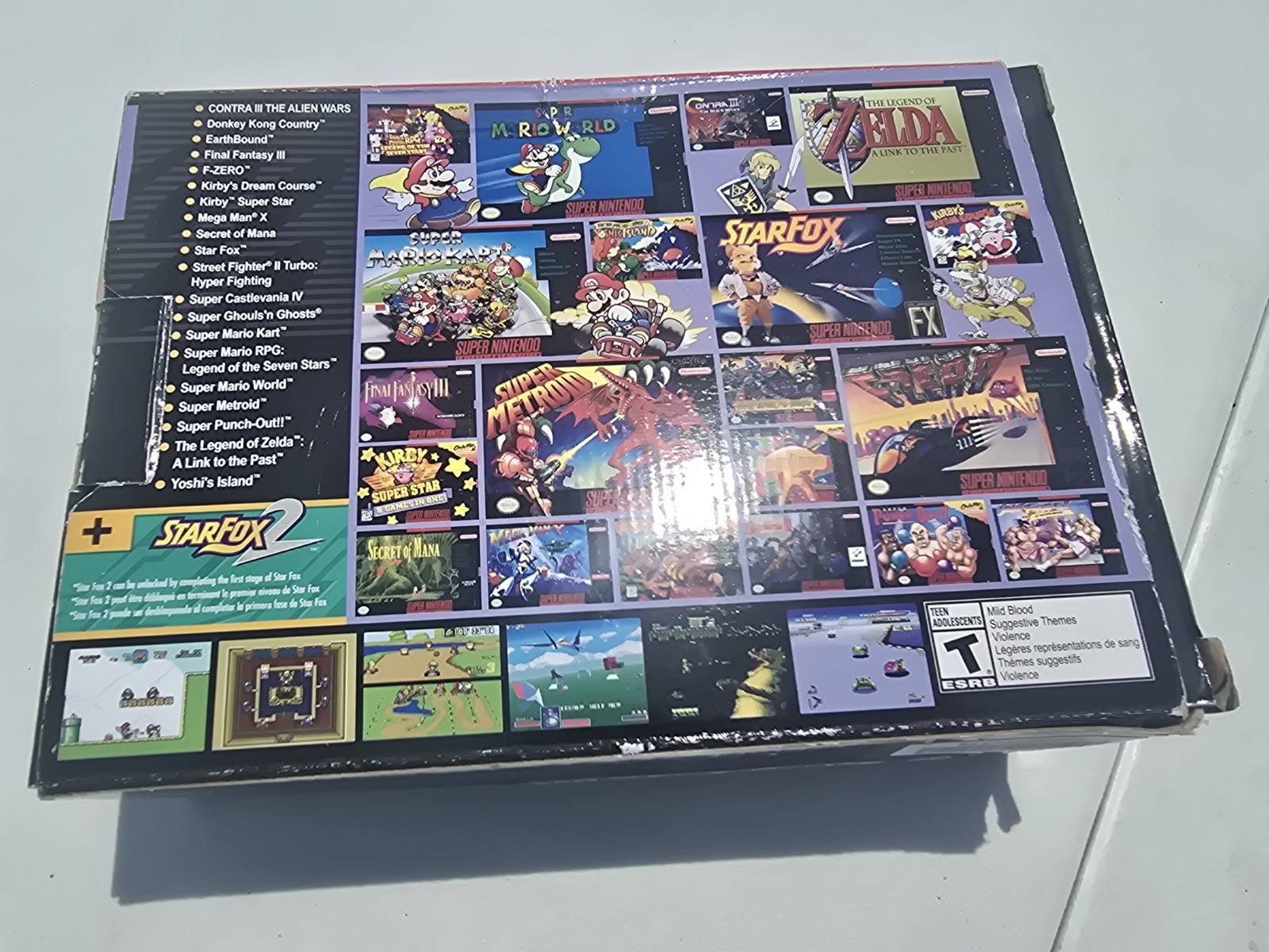 Nintendo SNES Classic Edition Mini Console HDMI 720p NTSC-U/C 4 Controllers