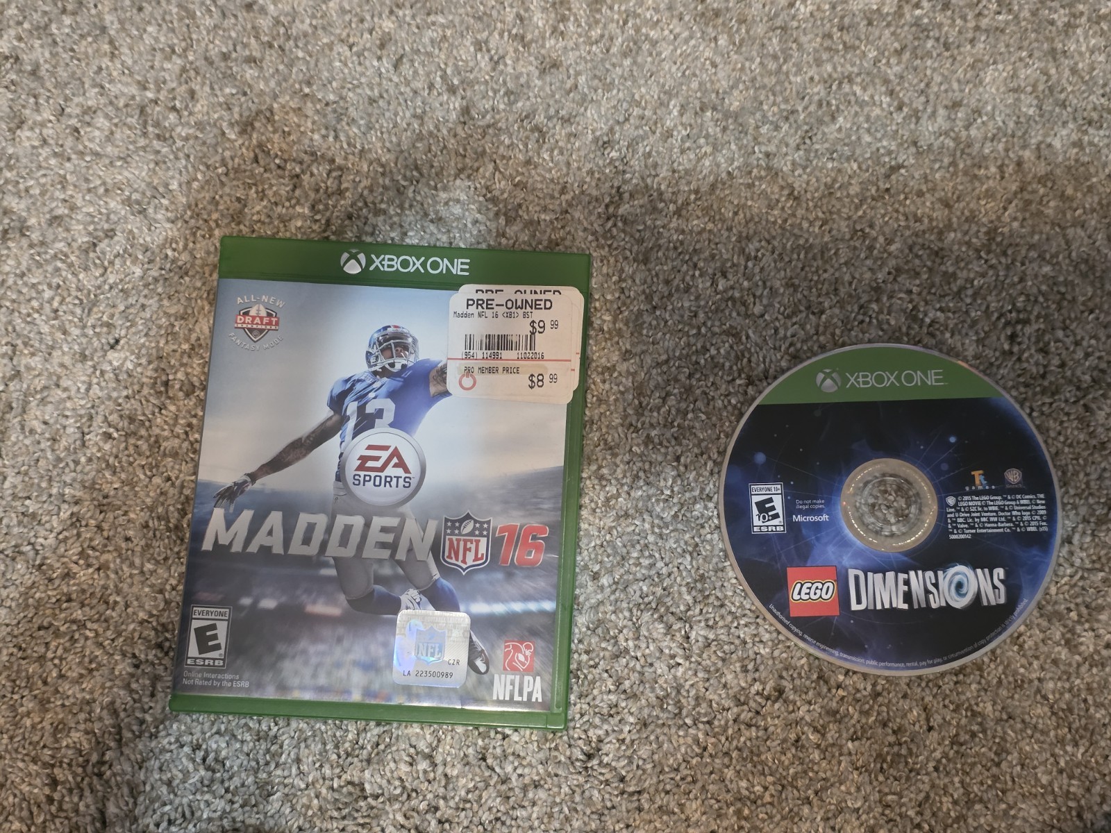 Microsoft Xbox One 500GB Black Console Bundle w/ 2 Controllers, Madden 15