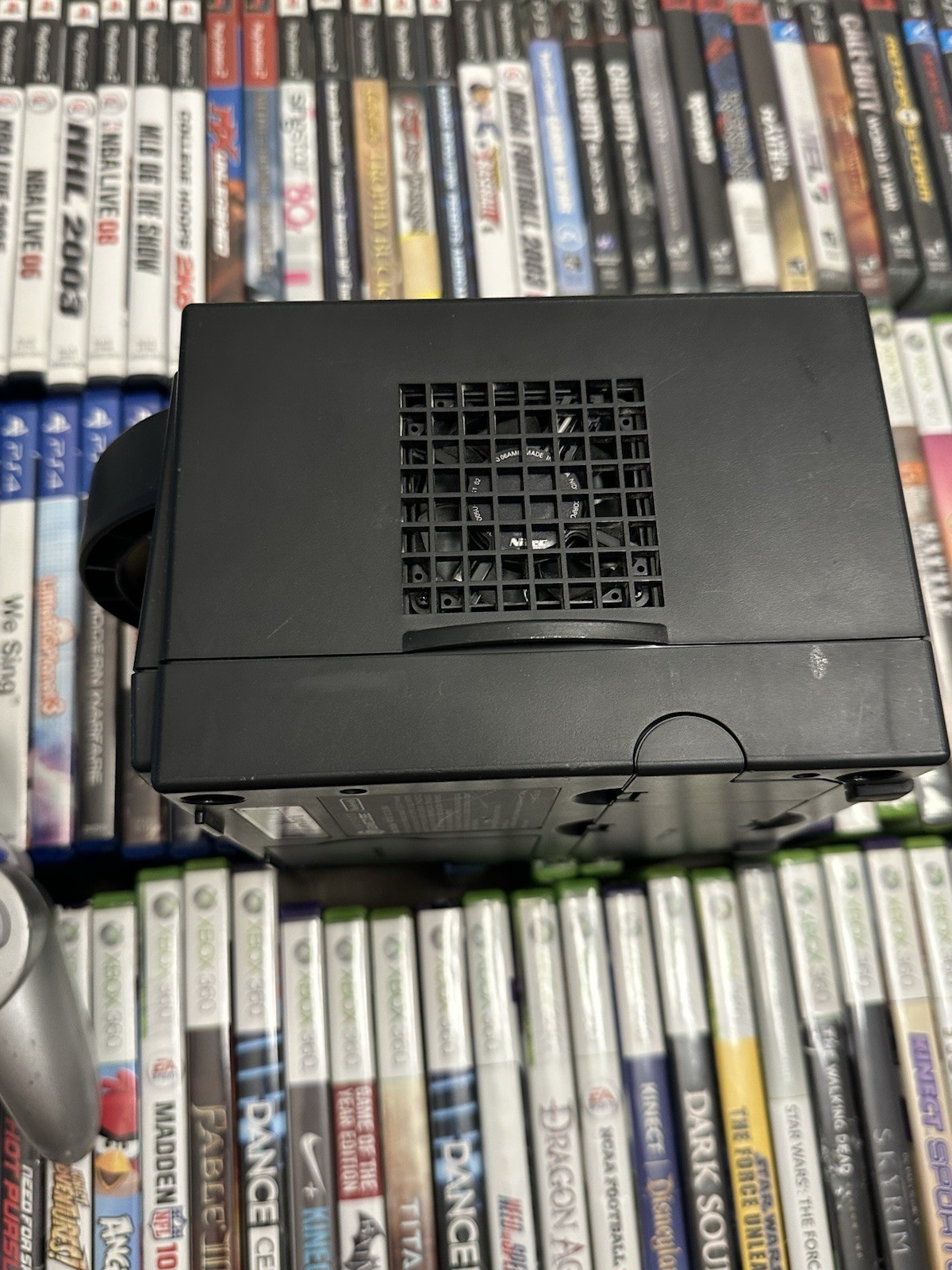 Nintendo Gamecube Black Console DOL-101 & Controller Silver