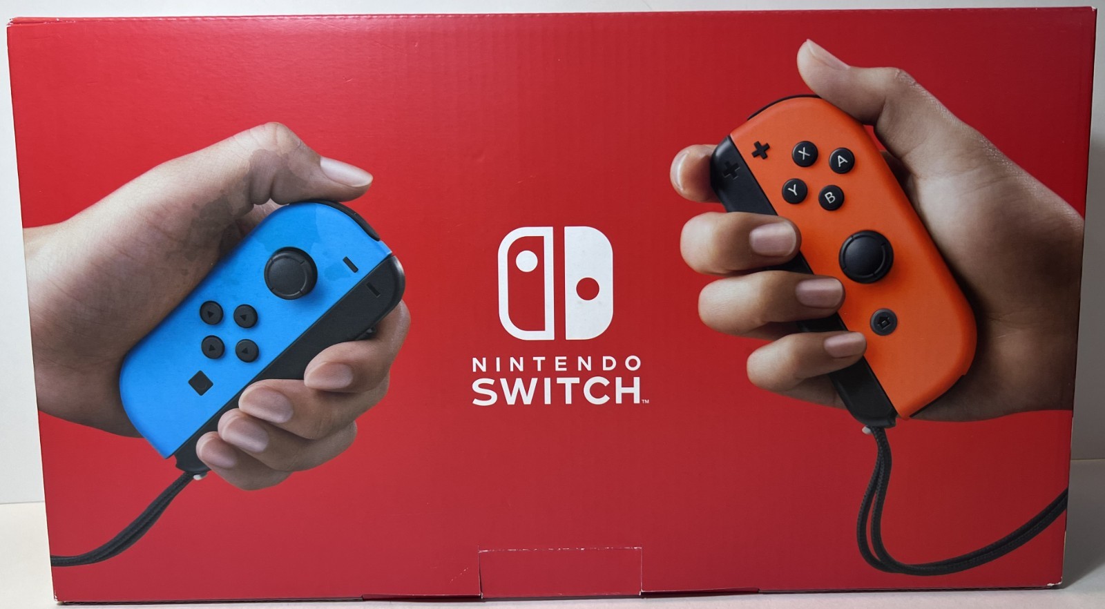 Nintendo Switch System 32GB Console w/Neon Red & Blue Joy-Cons w/Box Gently Used