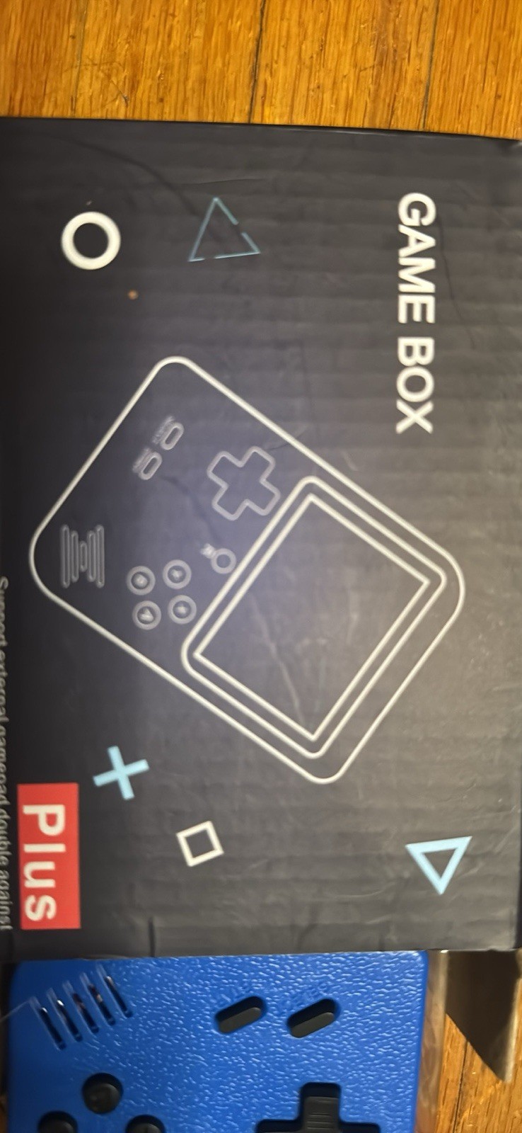 Game Box Plus Handheld Game Console Blue/Black LCD Screen Composite RCA