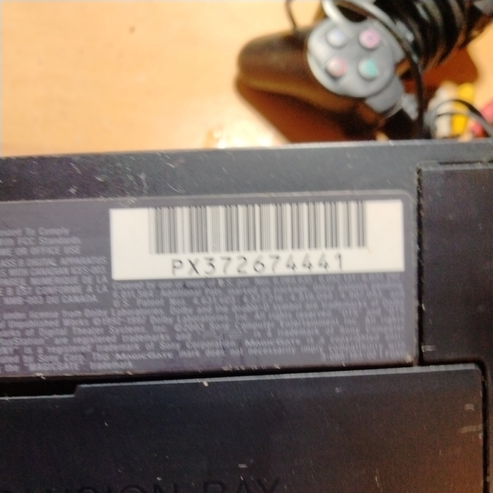 Sony PlayStation 2 50001 Model 1 Controller & All Cords Tested and Working