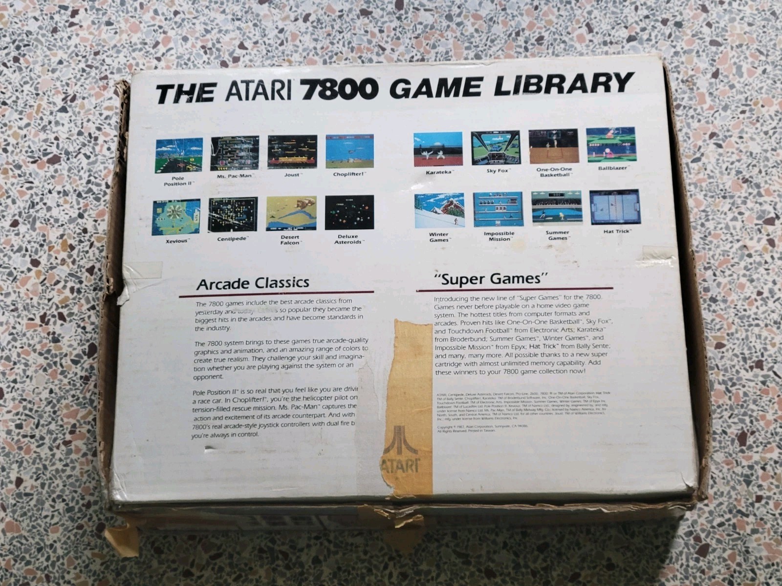 Atari 7800 ProSystem Console – Includes Game – Hardware Complete CIB