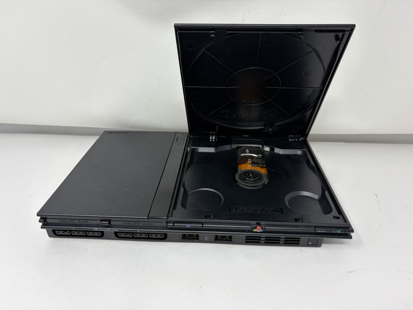 Sony PlayStation 2 Slim Line Version 1 Console – Charcoal Black (SCPH-70012)