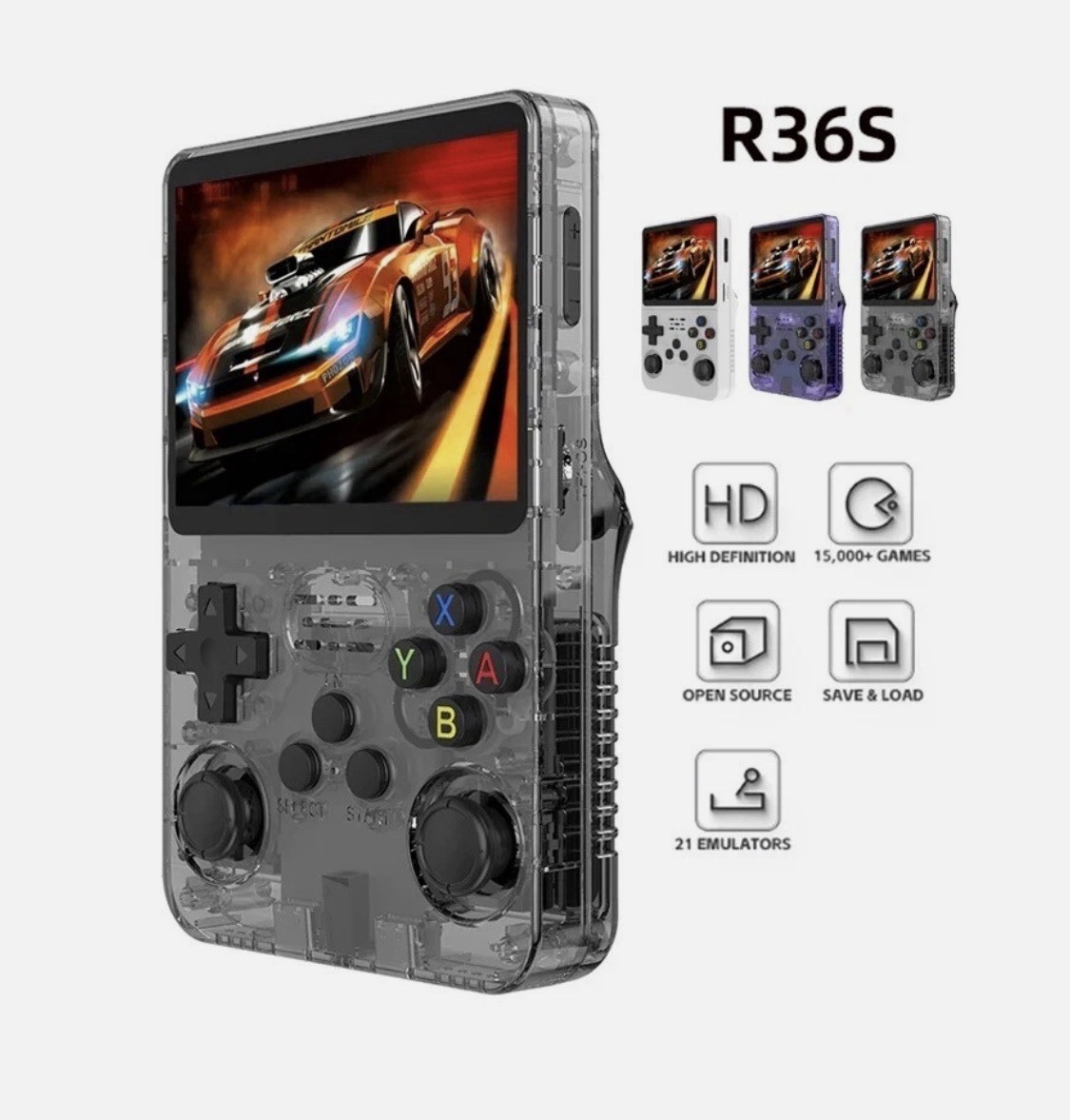 R36S Retro Handheld Game Console 64gb