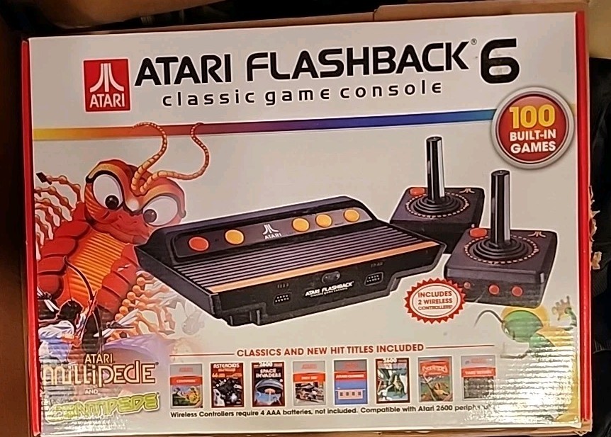 Atari Flashback 6 Classic Game System with 100 built in Games