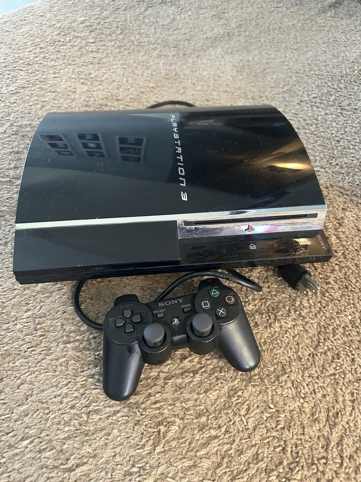 Sony PlayStation 3 PS3 PS2 PS1 – CECHA01 – Backwards Compatible – 60 GB TESTED
