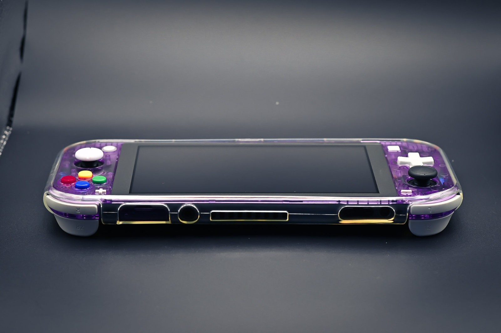 Nintendo Switch Lite 128GB TMR Hall Effect No Drift Custom Purple Bundle