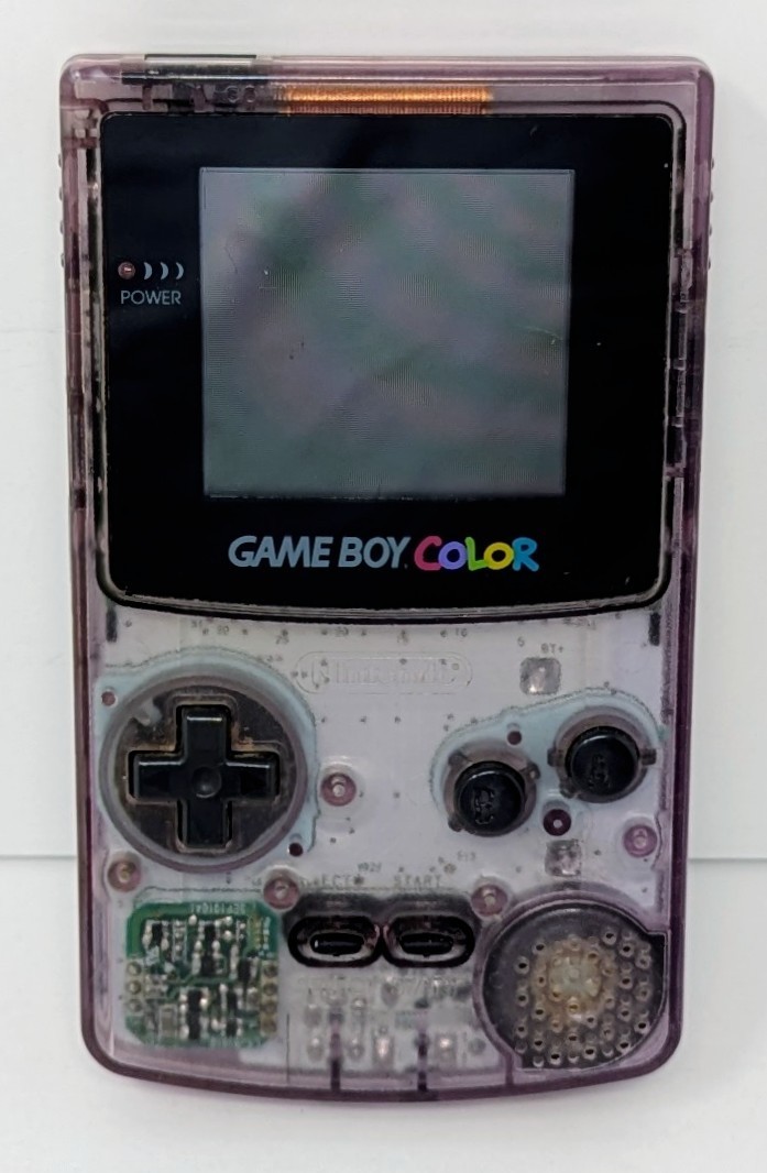 Nintendo Game Boy Color Atomic Purple Handheld System – Working- Sound Issue