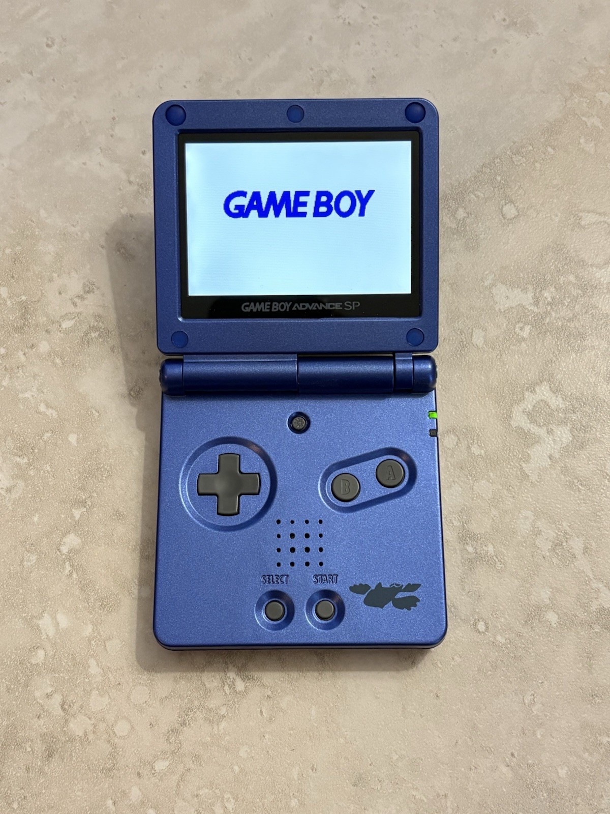 Nintendo Game Boy Advance SP Console IPS Screen And Fresh Battery And Charger