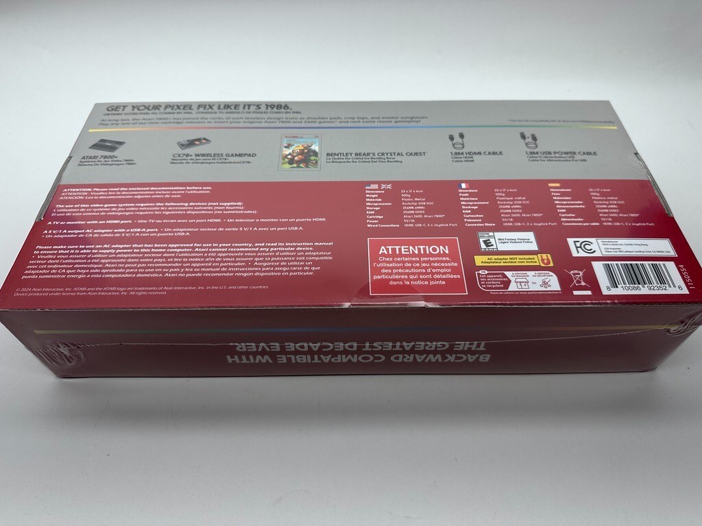 2024 Atari 7800 Video Game Console NEW IN BOX FREE SHIPPING