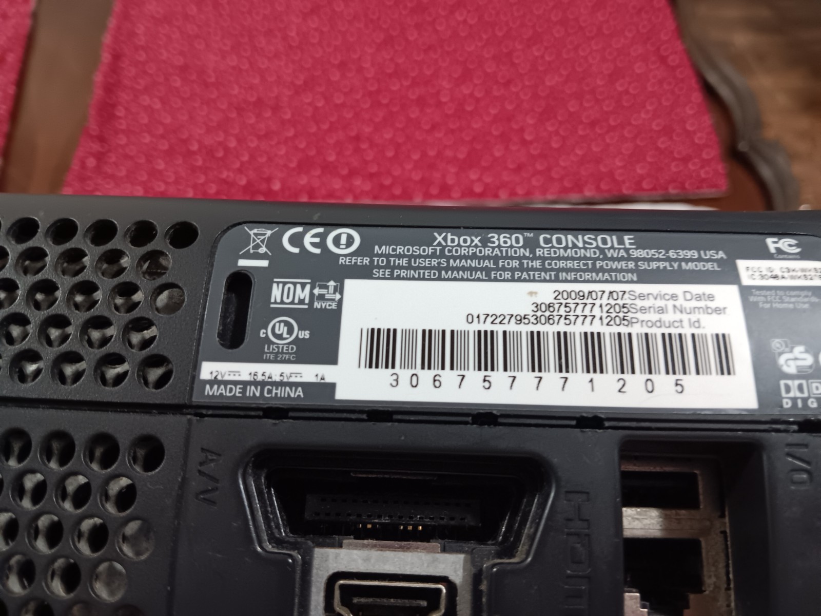 Xbox 360 boots up broke disk drive Zephyr motherboard