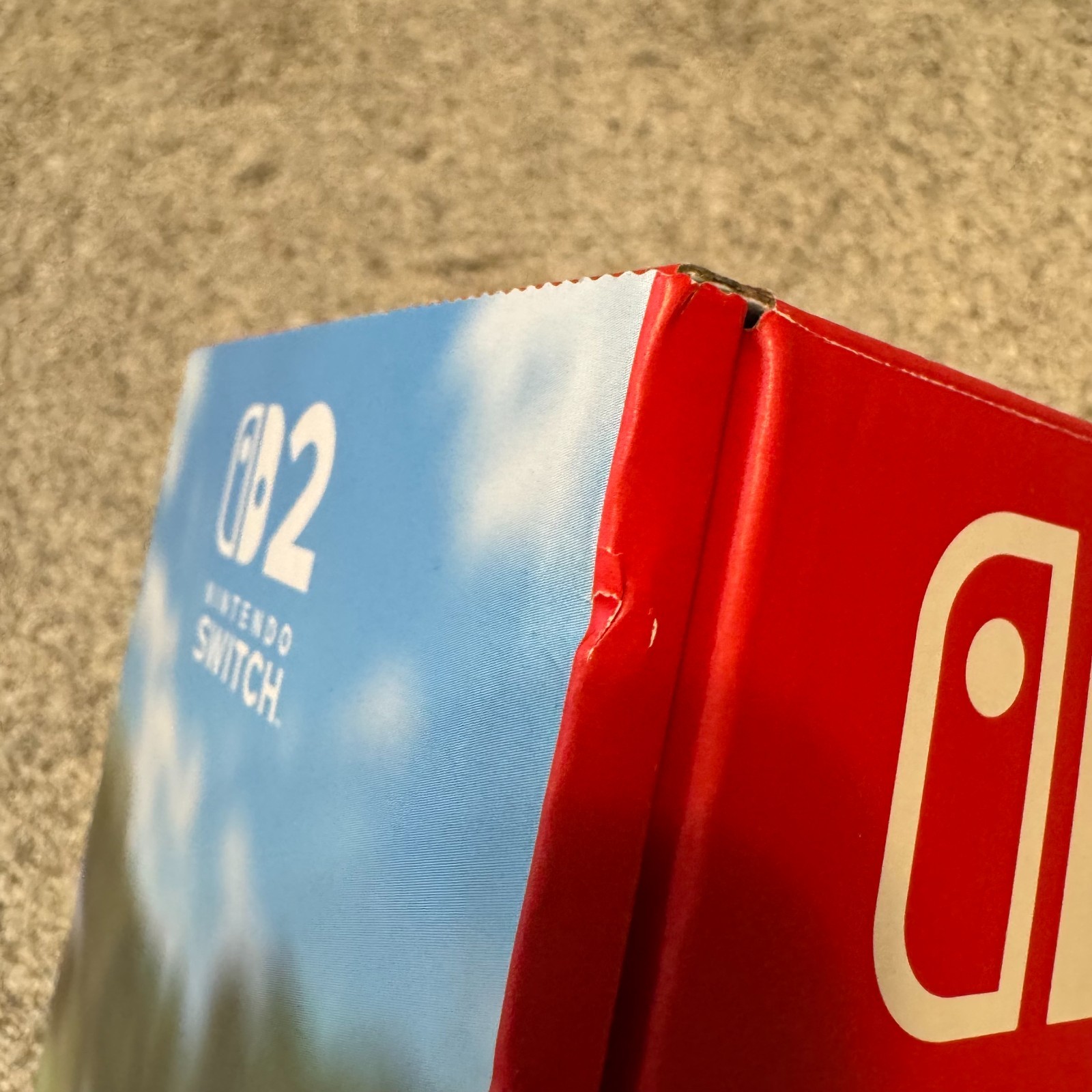 Nintendo Switch 2 Mario Kart World Bundle BOX ONLY W/ Plastic/Manuals/Inserts