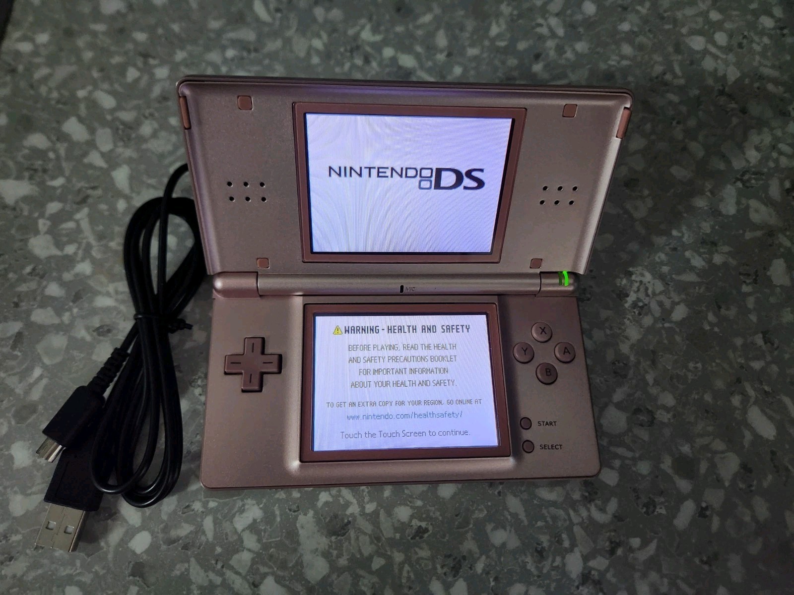 Nintendo DS Lite – Metallic Rose Nintendogs Edition 1