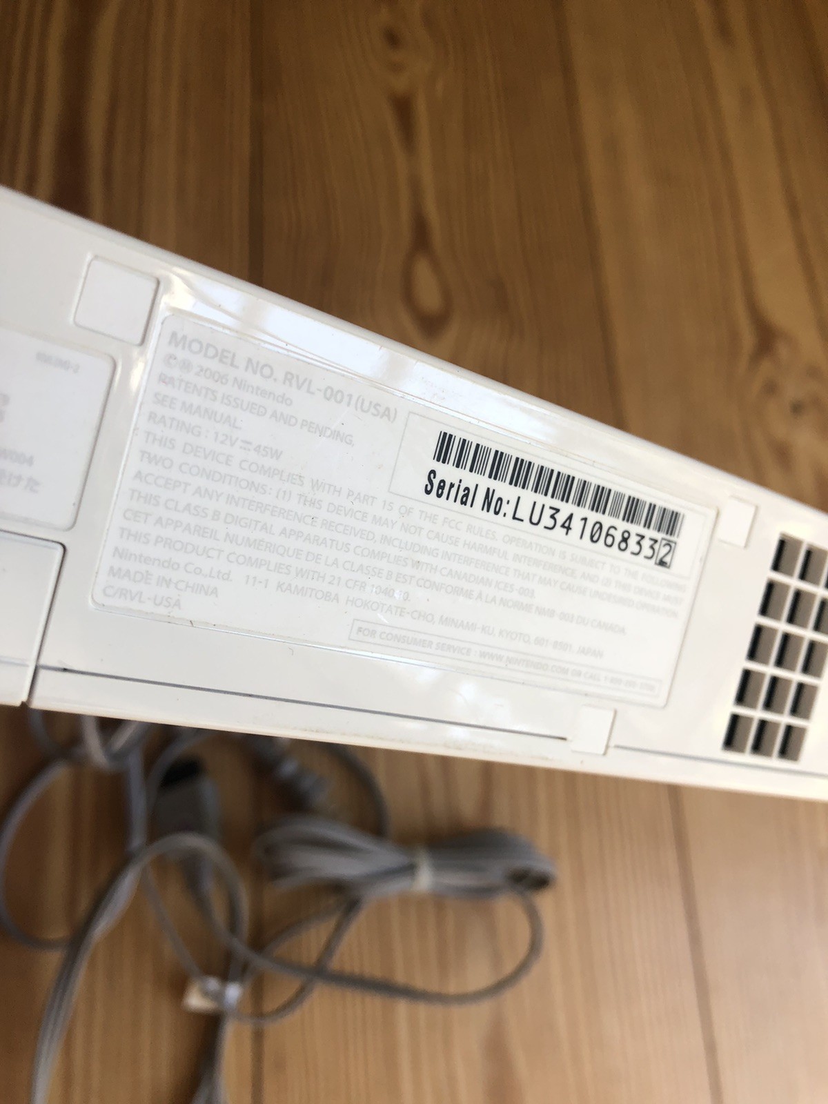 Nintendo Wii RVL-001 (USA) Video Game Console Bundle – White – Tested