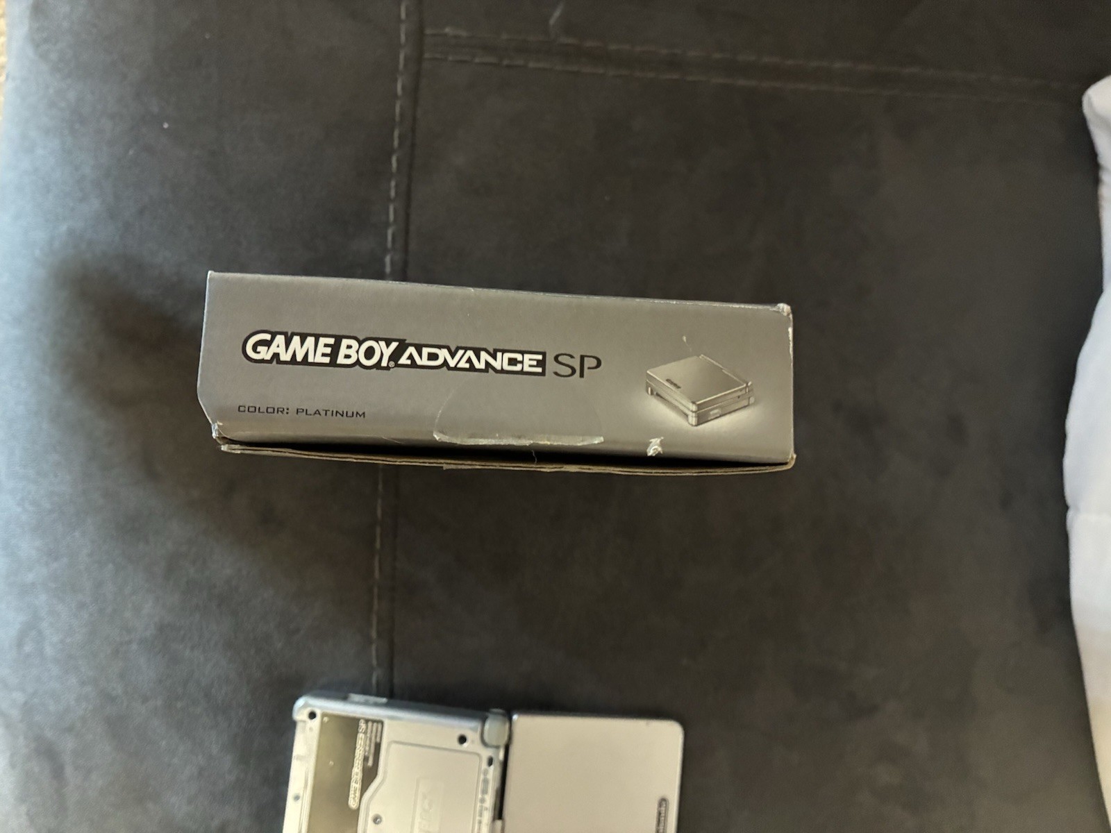 Gameboy Advance SP Silver With Box Battery Needs Replace!